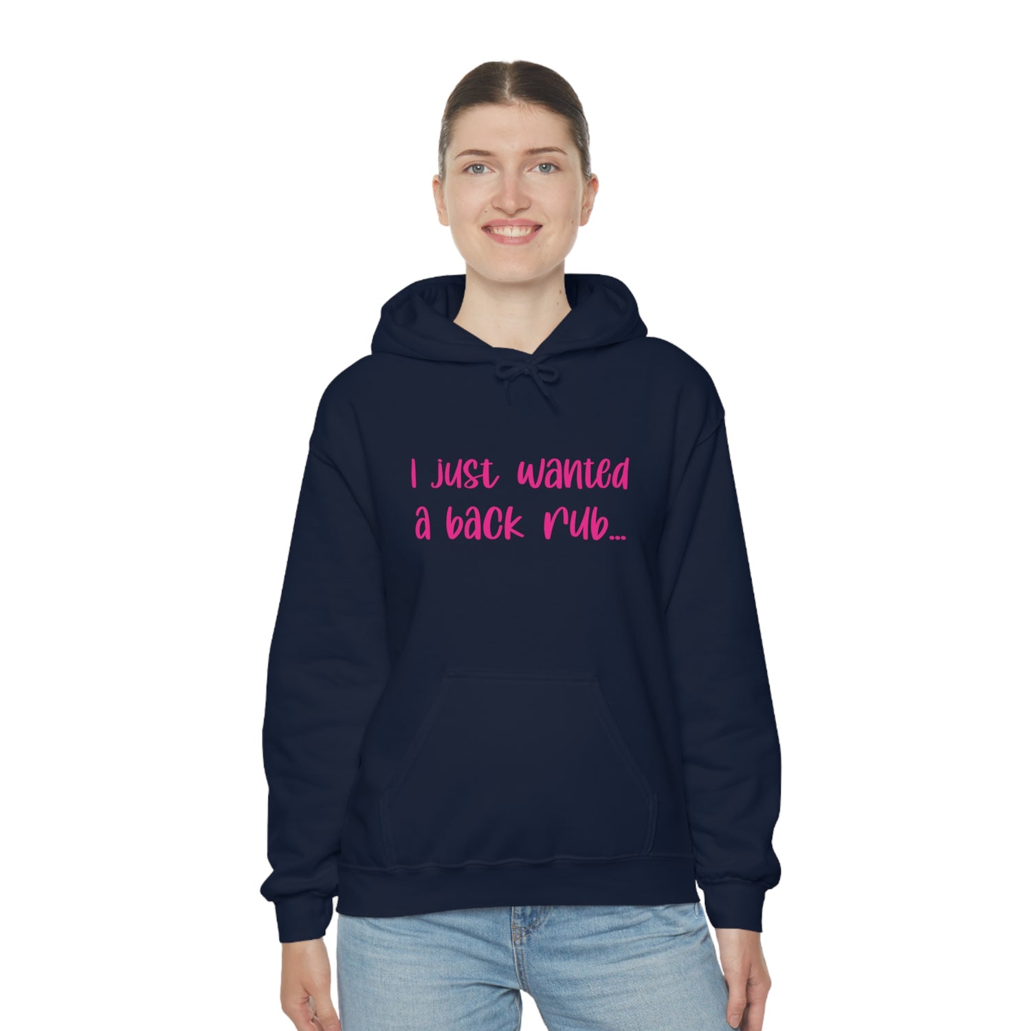 I Just Wanted A Back Rub - Unisex Heavy Blend™ Hooded Sweatshirt