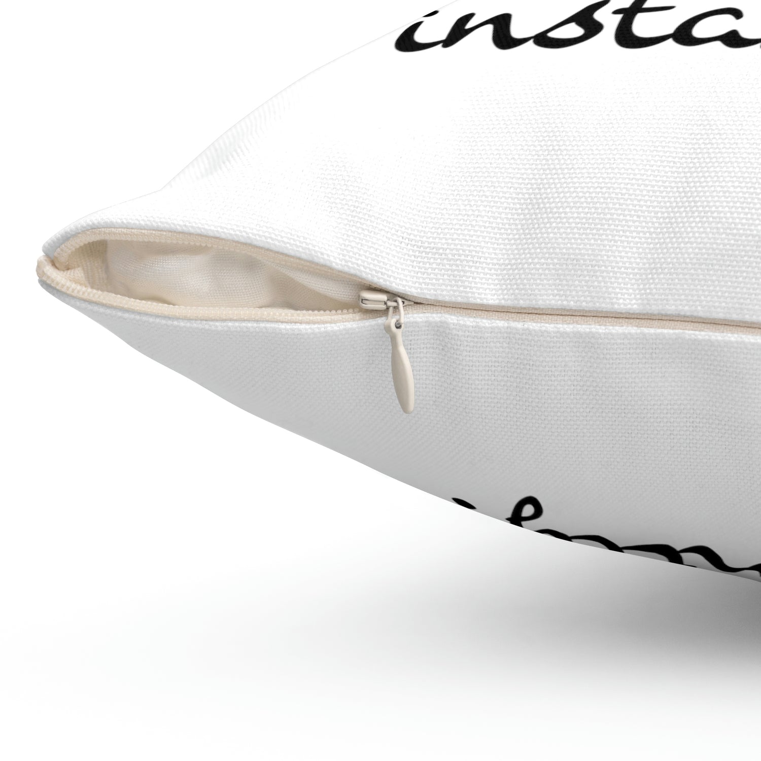 The Adoption took time but the Love came Instantly - White Pillow