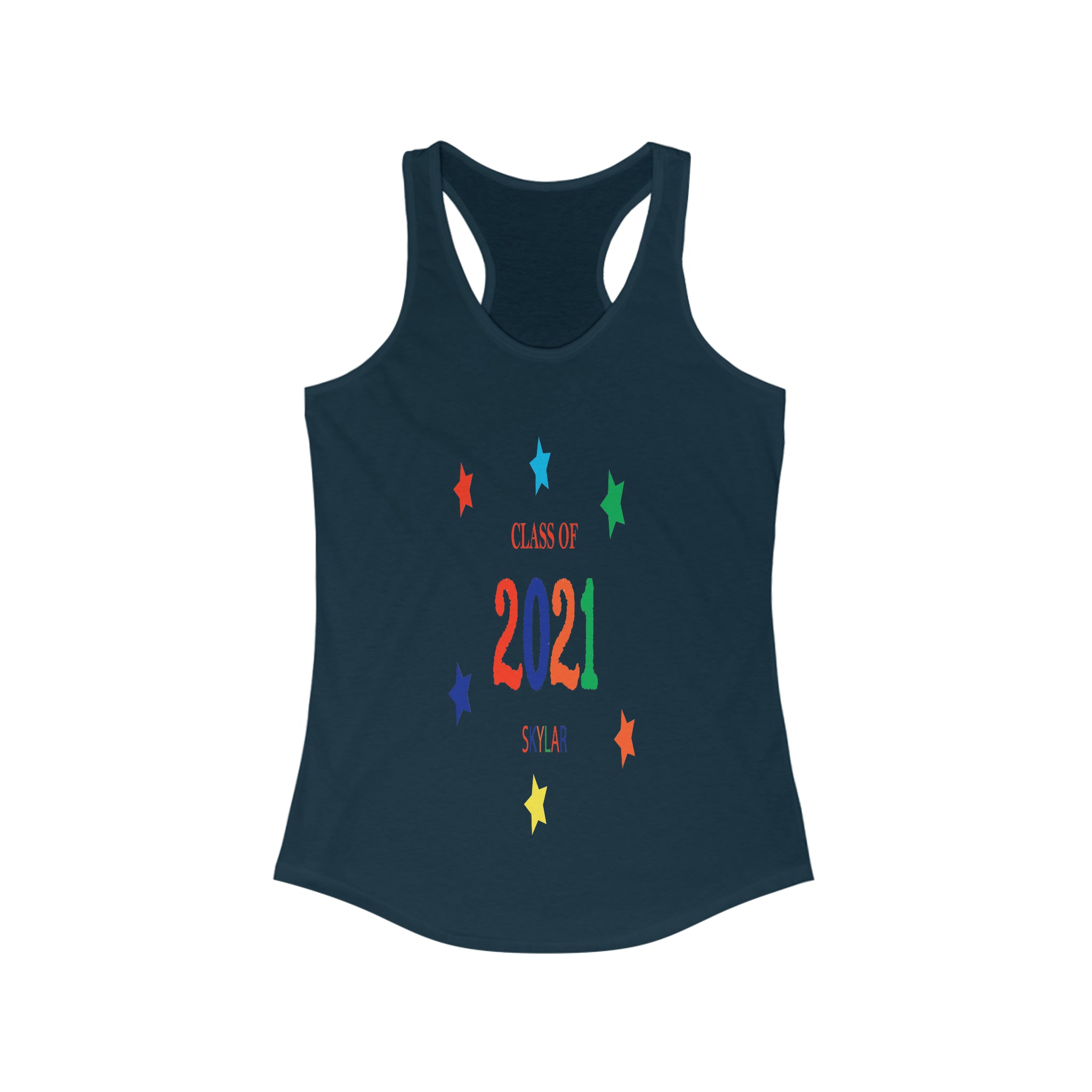 Class of ... with Year & Name Customizable - Racerback Tank Top