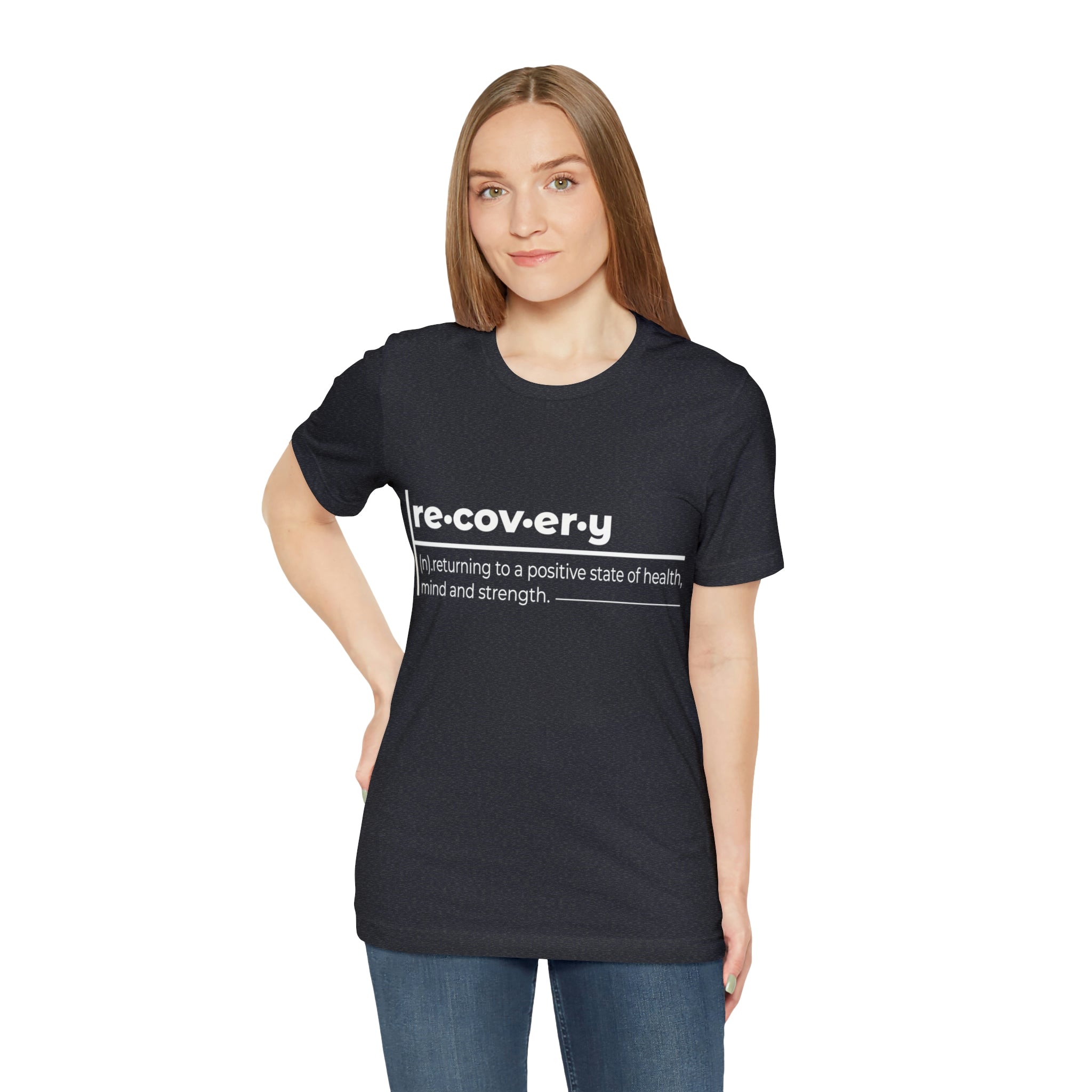 Recovery Definition - Unisex Jersey Short Sleeve Tee