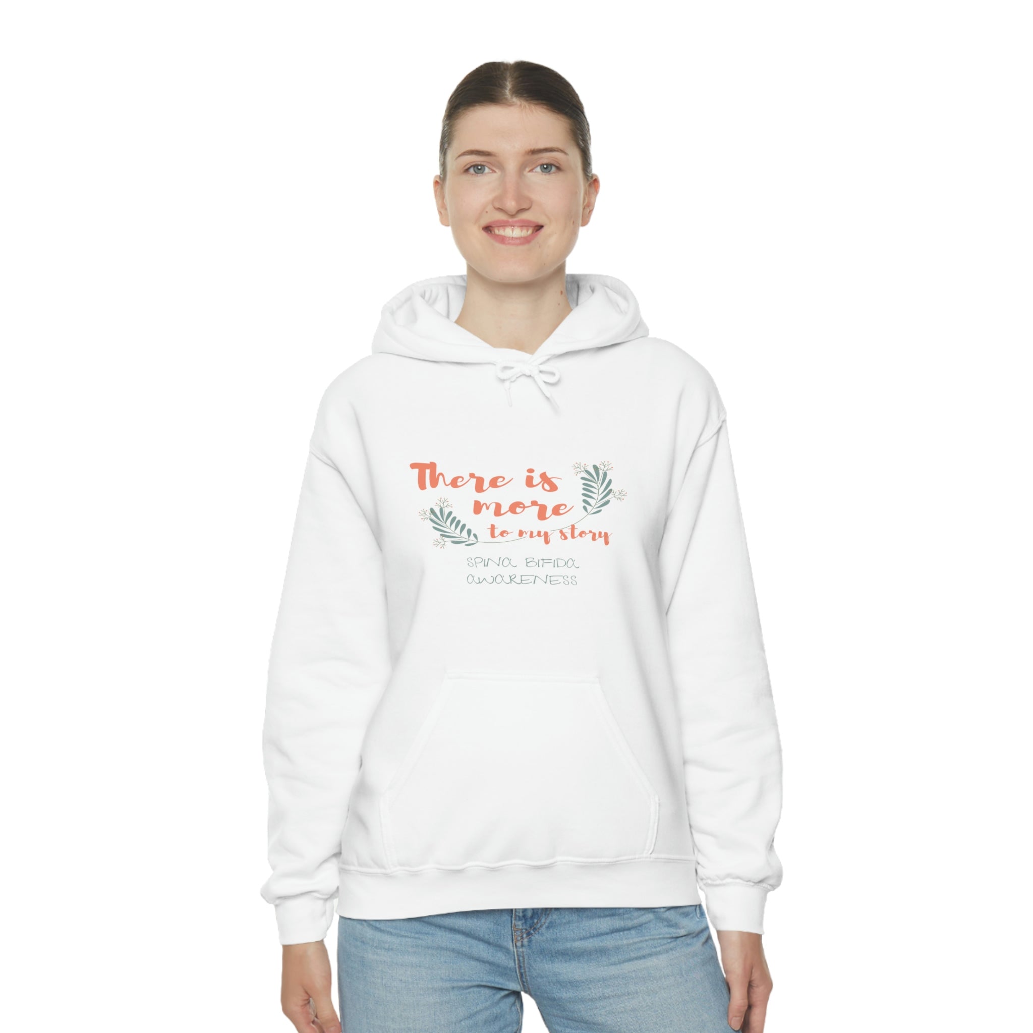 There Is More To My Story Spina Bifida Awareness - Unisex Heavy Blend™ Hooded Sweatshirt