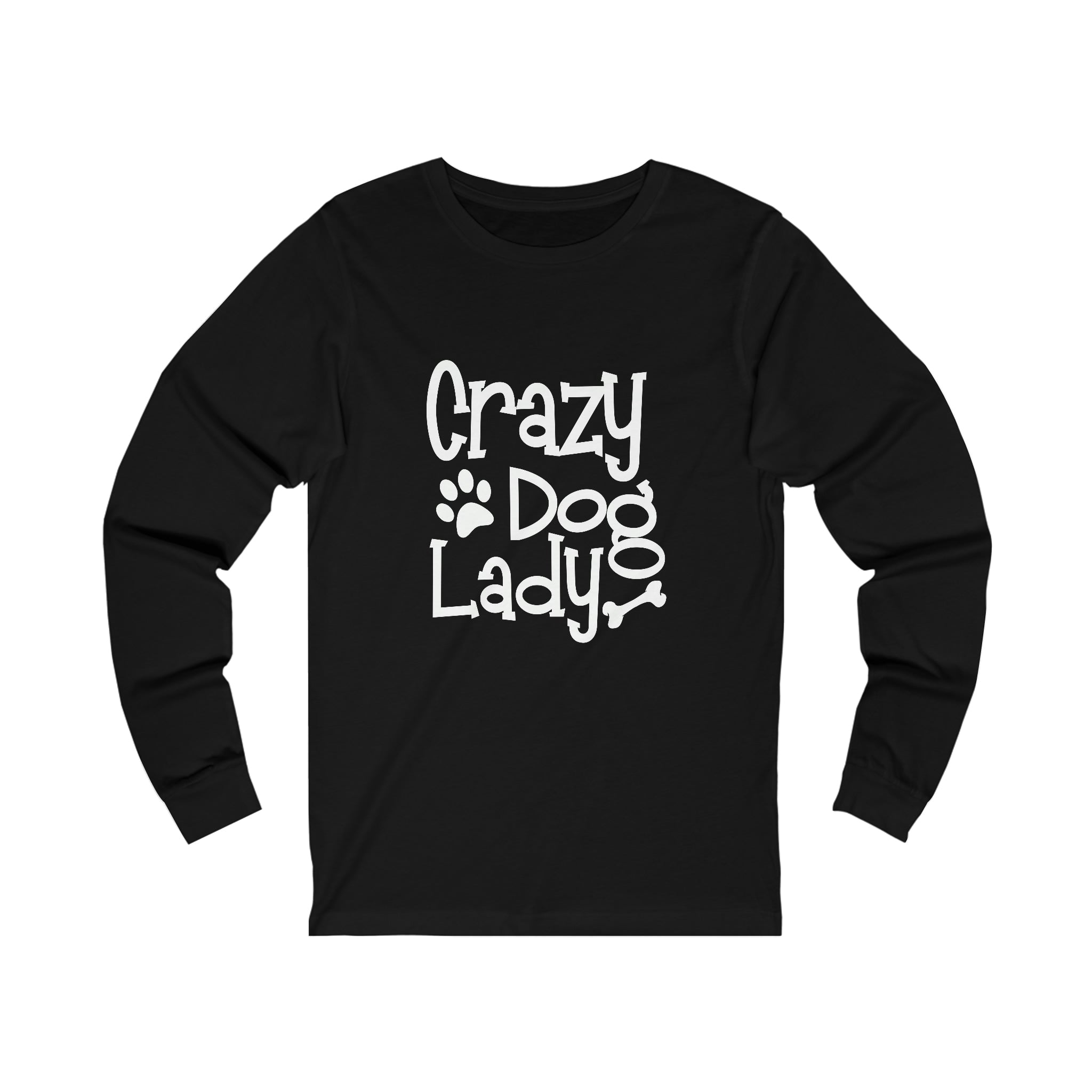 Crazy Dog Lady - Unisex Jersey Long Sleeve Tee