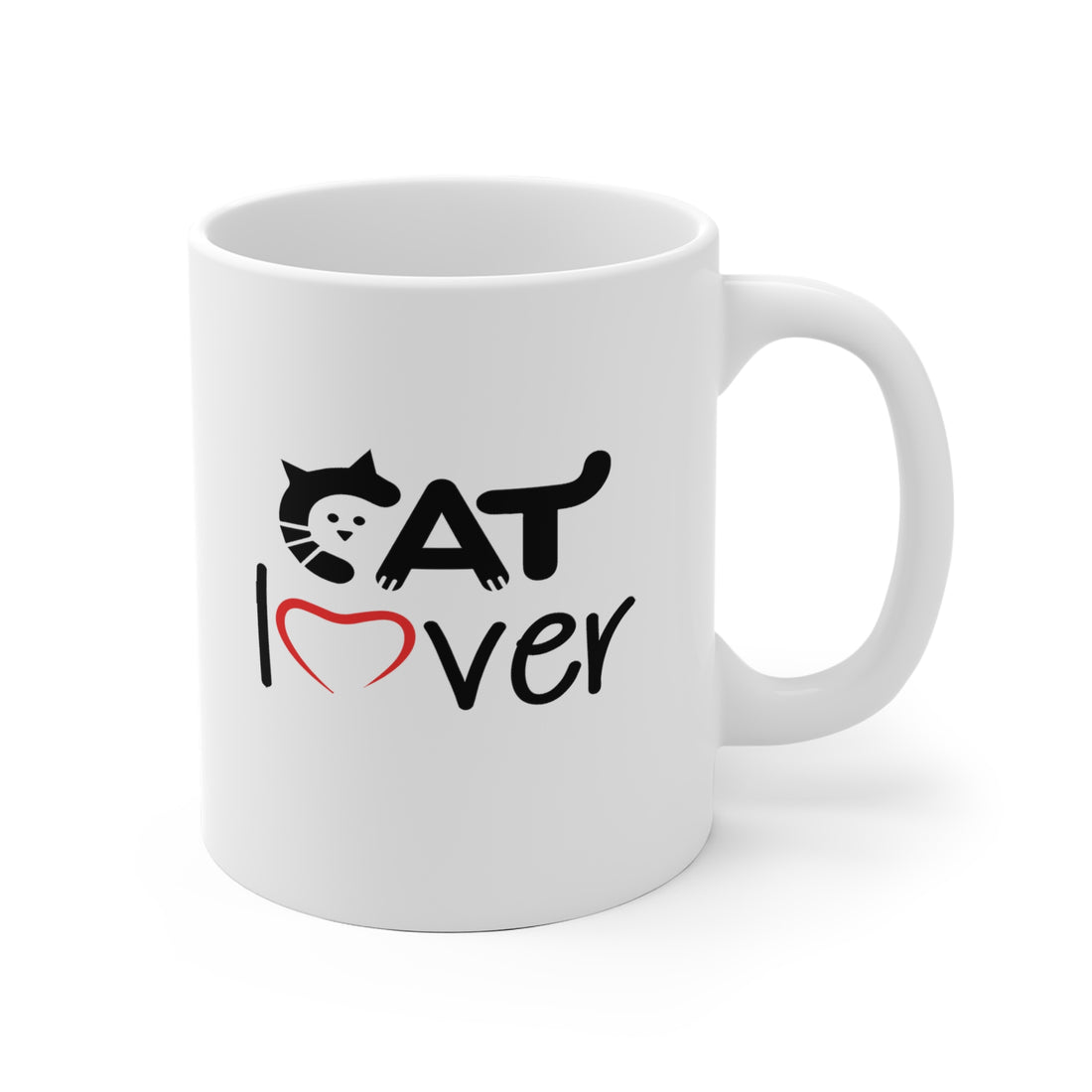 Cat Lover - White Ceramic Mug 2 sizes Available