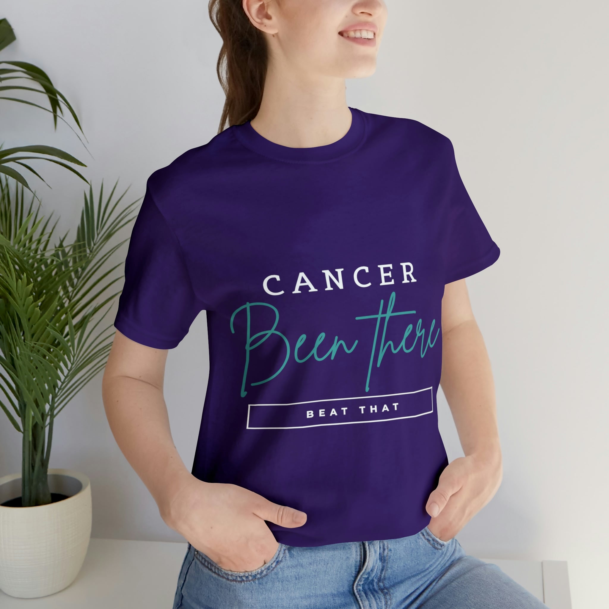 Cancer Been There Beat That - Unisex Jersey Short Sleeve Tee