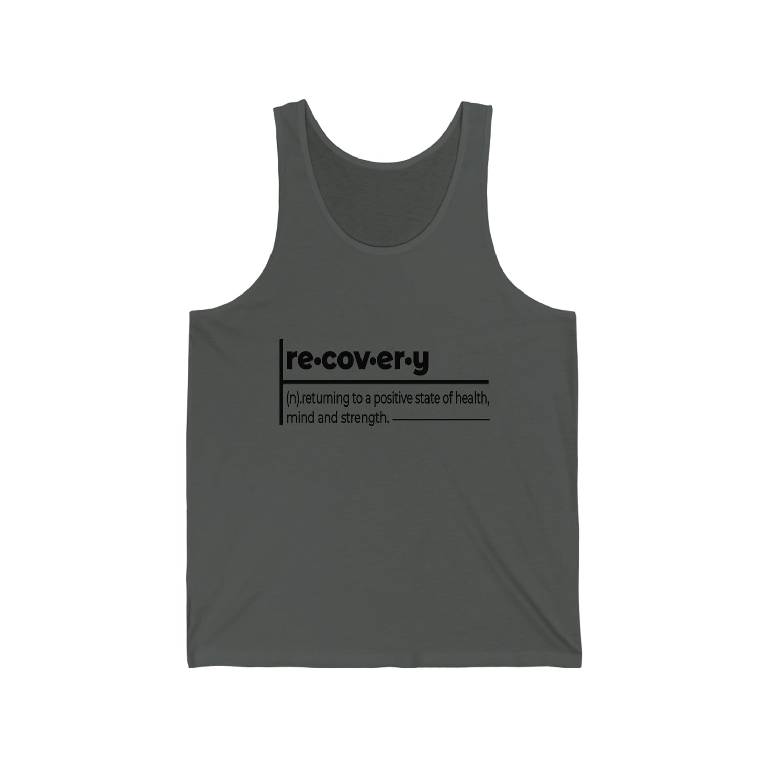 Recovery Definition - Unisex Jersey Tank Top