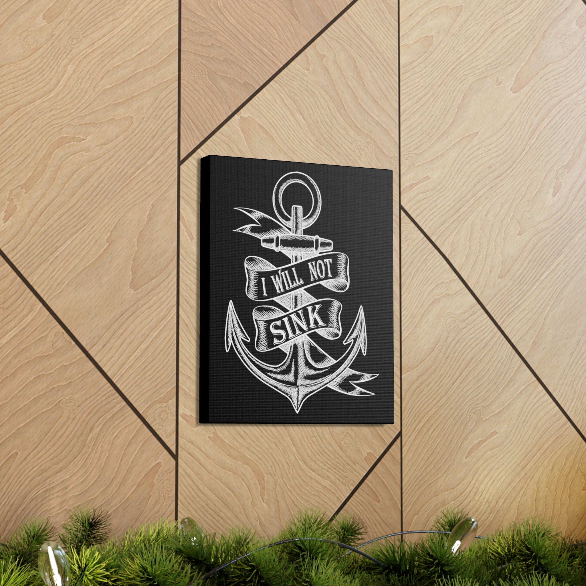 I Will Not Sink - Canvas Print