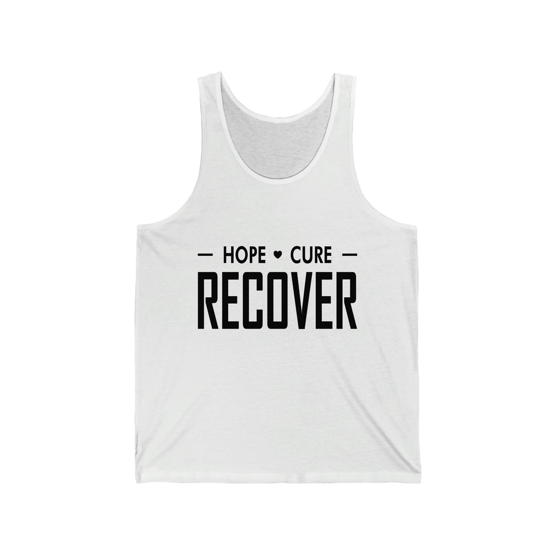 Hope Cure Recover - Unisex Jersey Tank Top