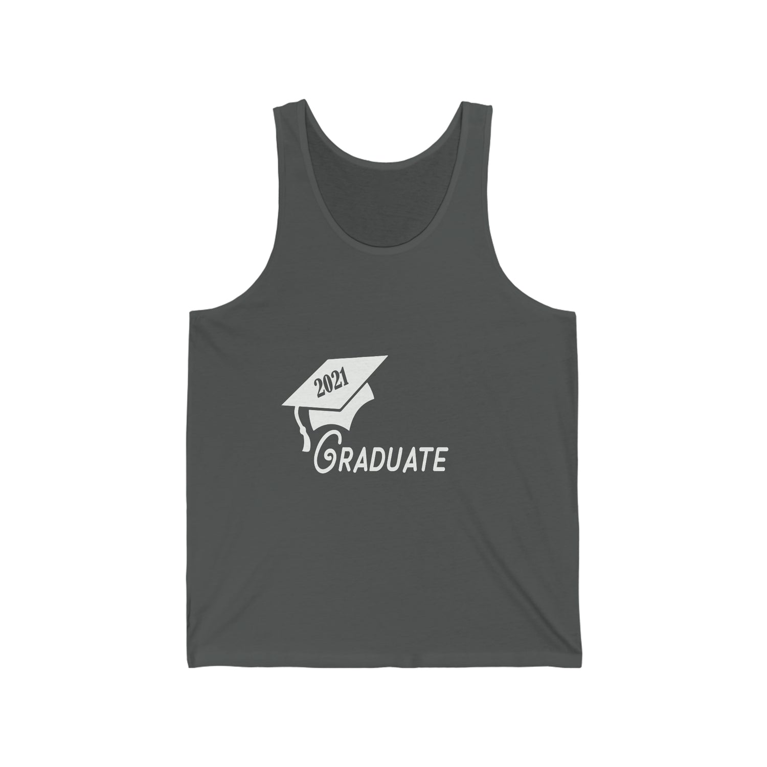 Graduate! Class Year Customizable - Unisex Jersey Tank Top