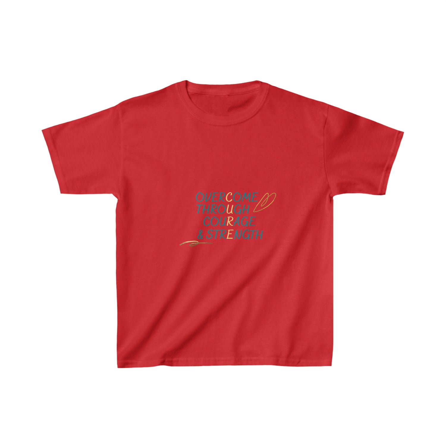 Overcome Through Courage and Strength - Kid&