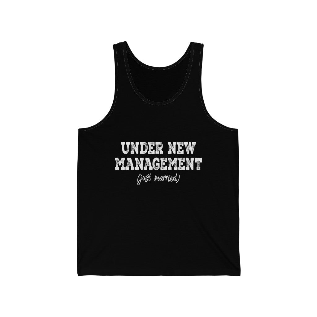 Under New Management (Just Married) - Unisex Jersey Tank Top