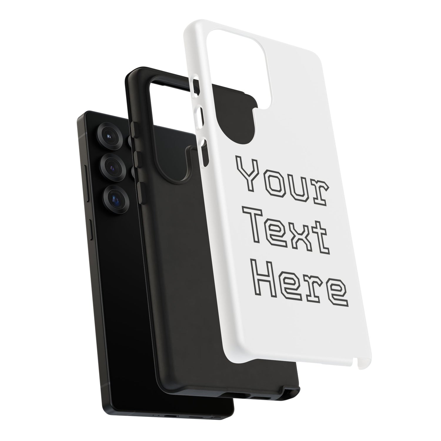 Custom Phone Case with Personalized Text, Tough Phone Cover, Unique Phone Accessory, Gift for Friends, Durable Mobile Case