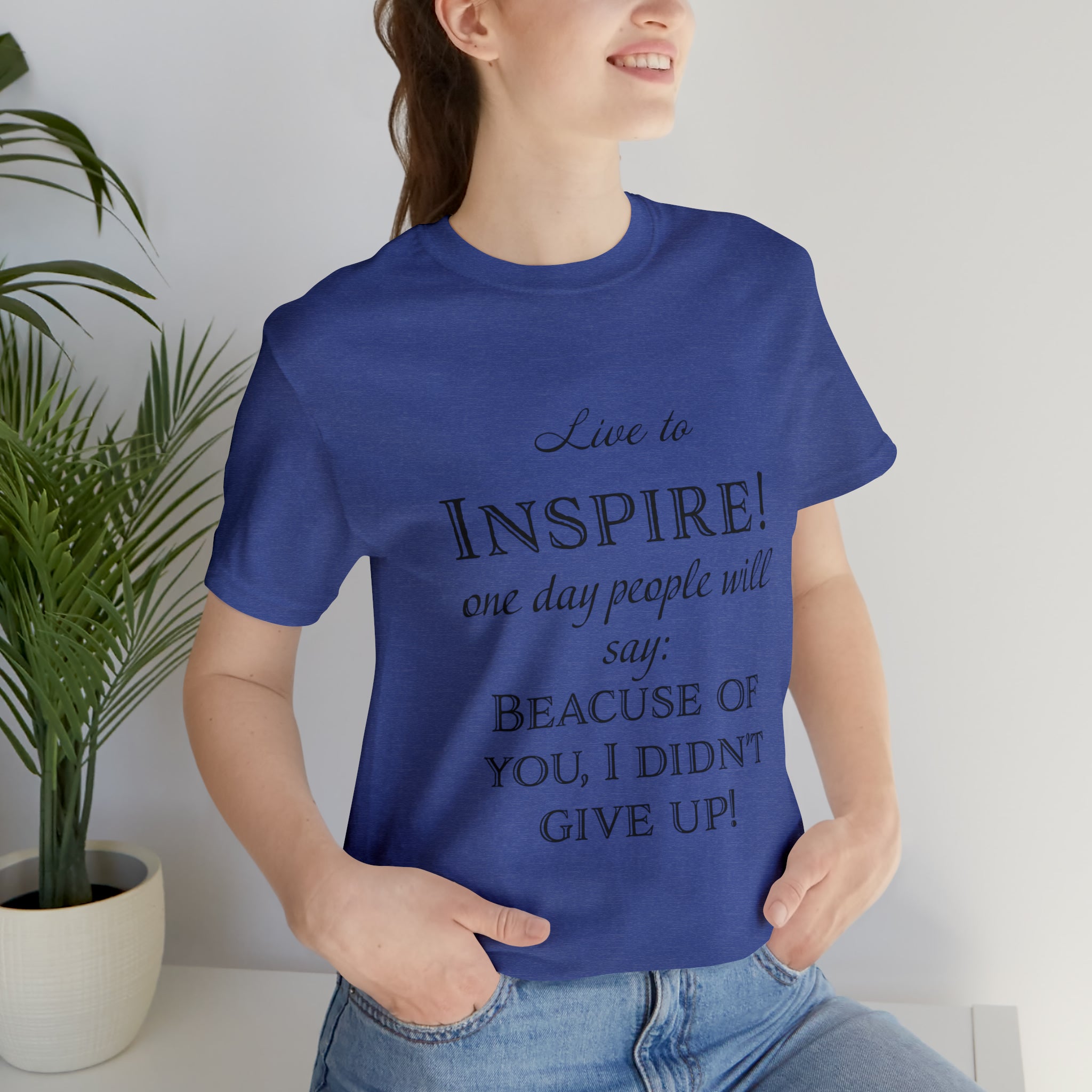 Inspire - Unisex Jersey Short Sleeve Tee