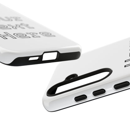 Custom Phone Case with Personalized Text, Tough Phone Cover, Unique Phone Accessory, Gift for Friends, Durable Mobile Case