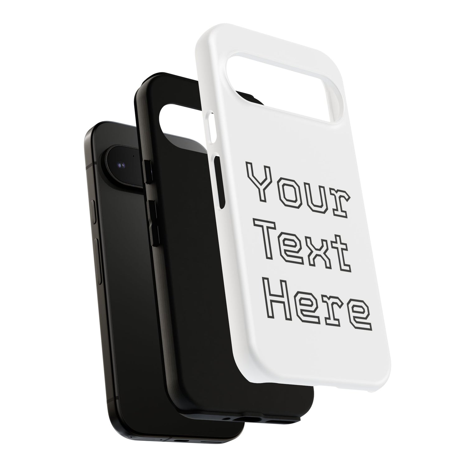 Custom Phone Case with Personalized Text, Tough Phone Cover, Unique Phone Accessory, Gift for Friends, Durable Mobile Case