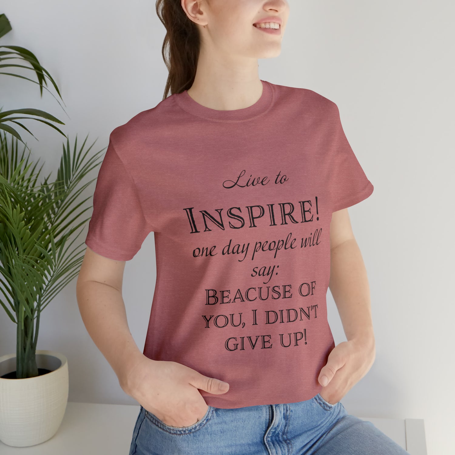 Inspire - Unisex Jersey Short Sleeve Tee