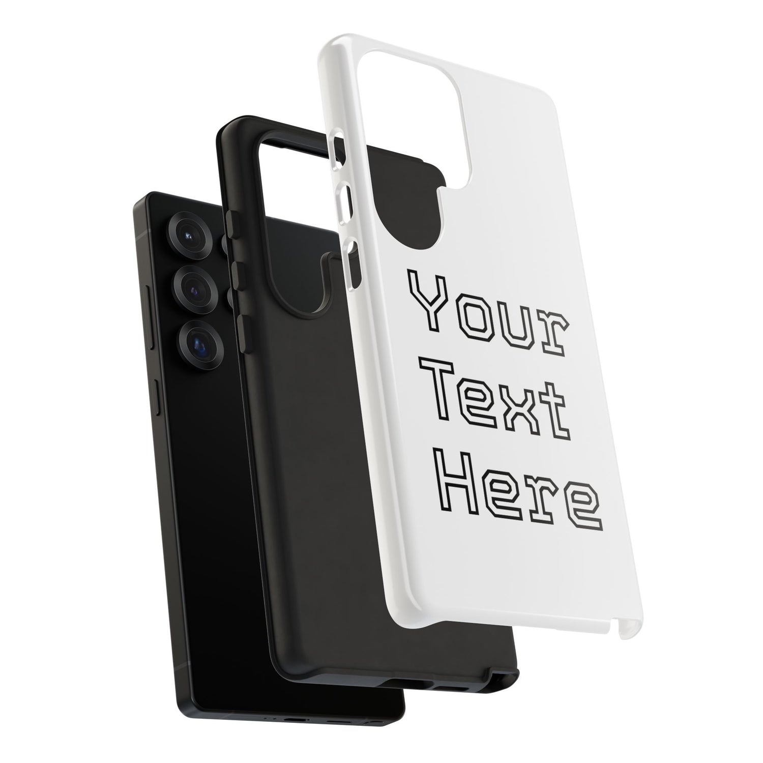 Custom Phone Case with Personalized Text, Tough Phone Cover, Unique Phone Accessory, Gift for Friends, Durable Mobile Case