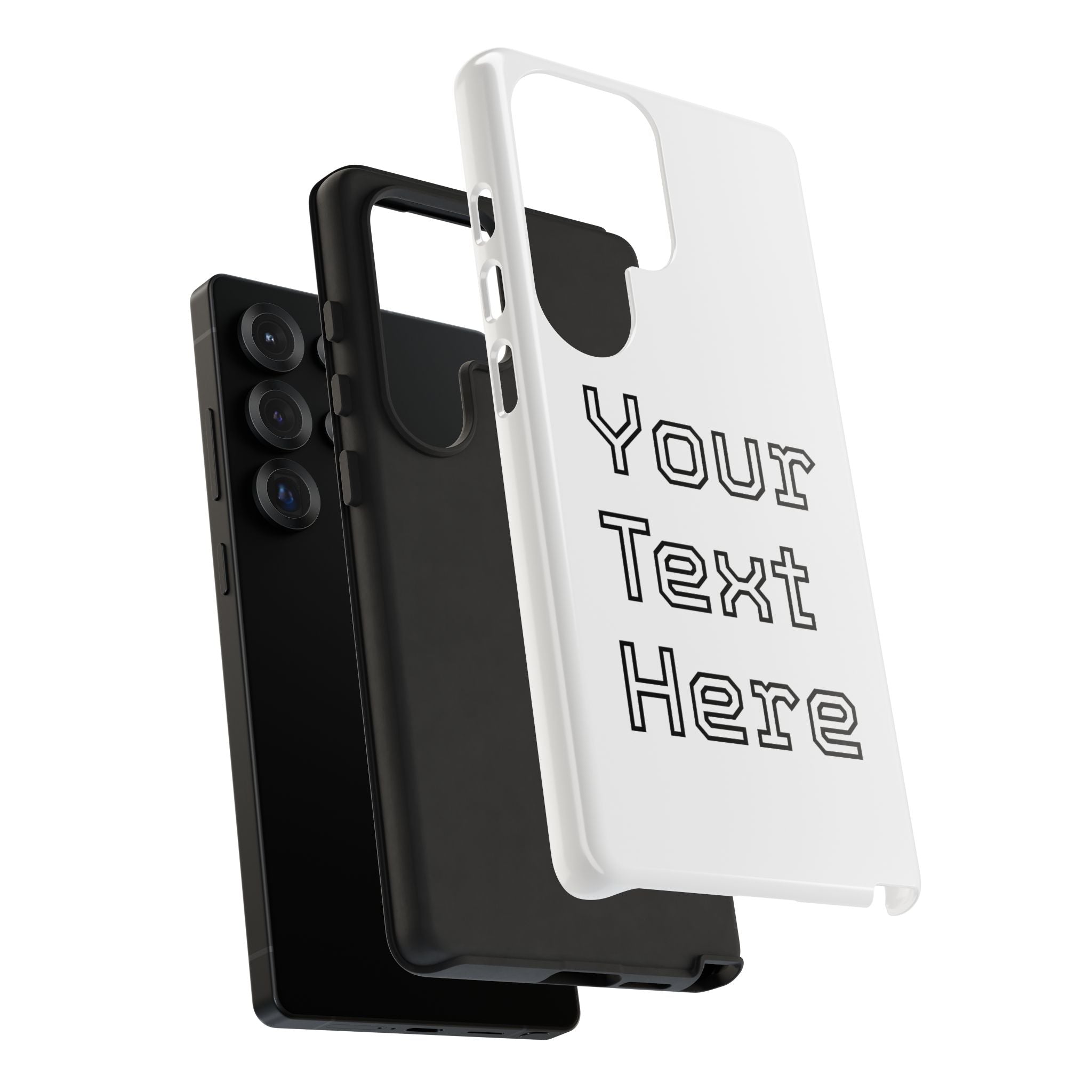 Custom Phone Case with Personalized Text, Tough Phone Cover, Unique Phone Accessory, Gift for Friends, Durable Mobile Case
