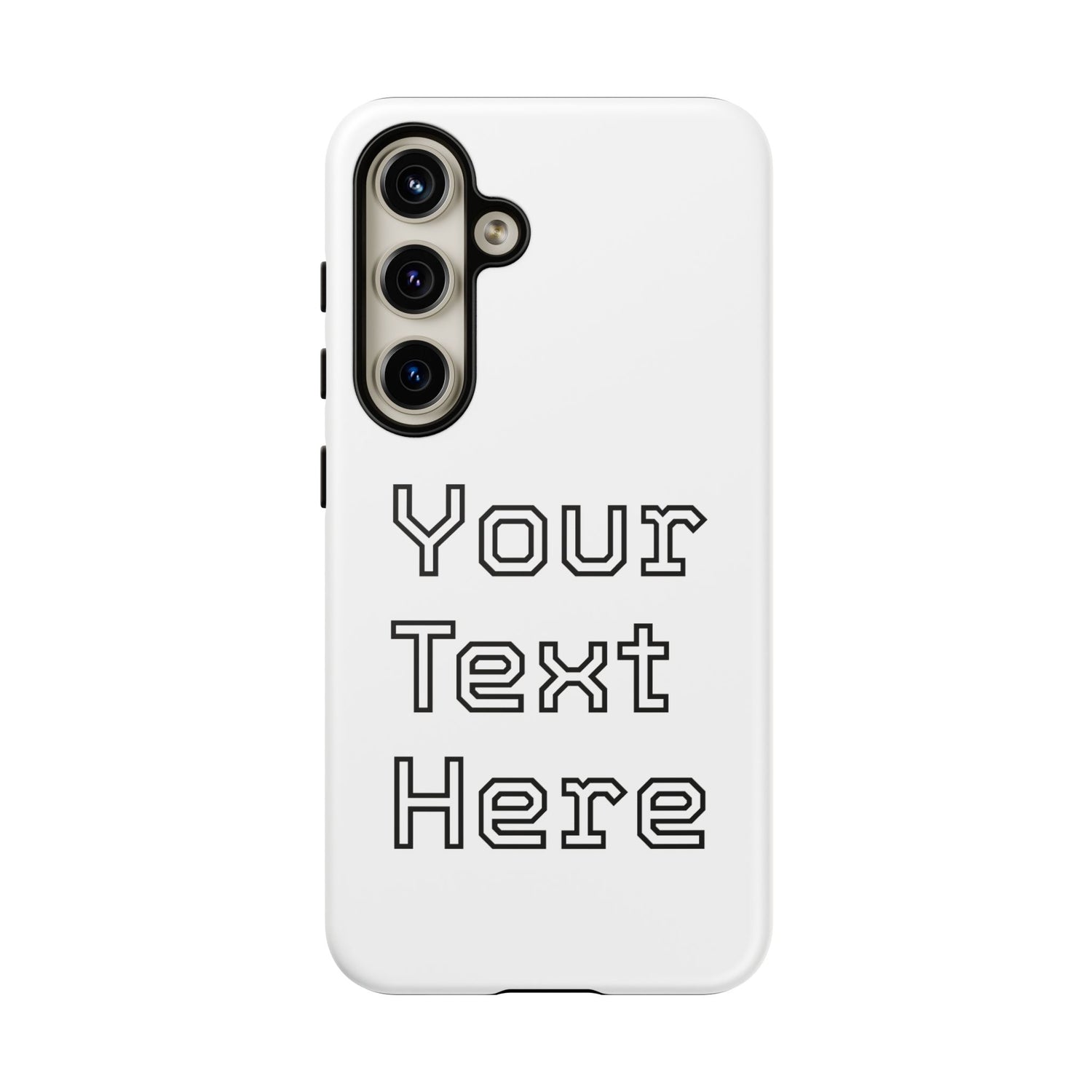 Custom Phone Case with Personalized Text, Tough Phone Cover, Unique Phone Accessory, Gift for Friends, Durable Mobile Case
