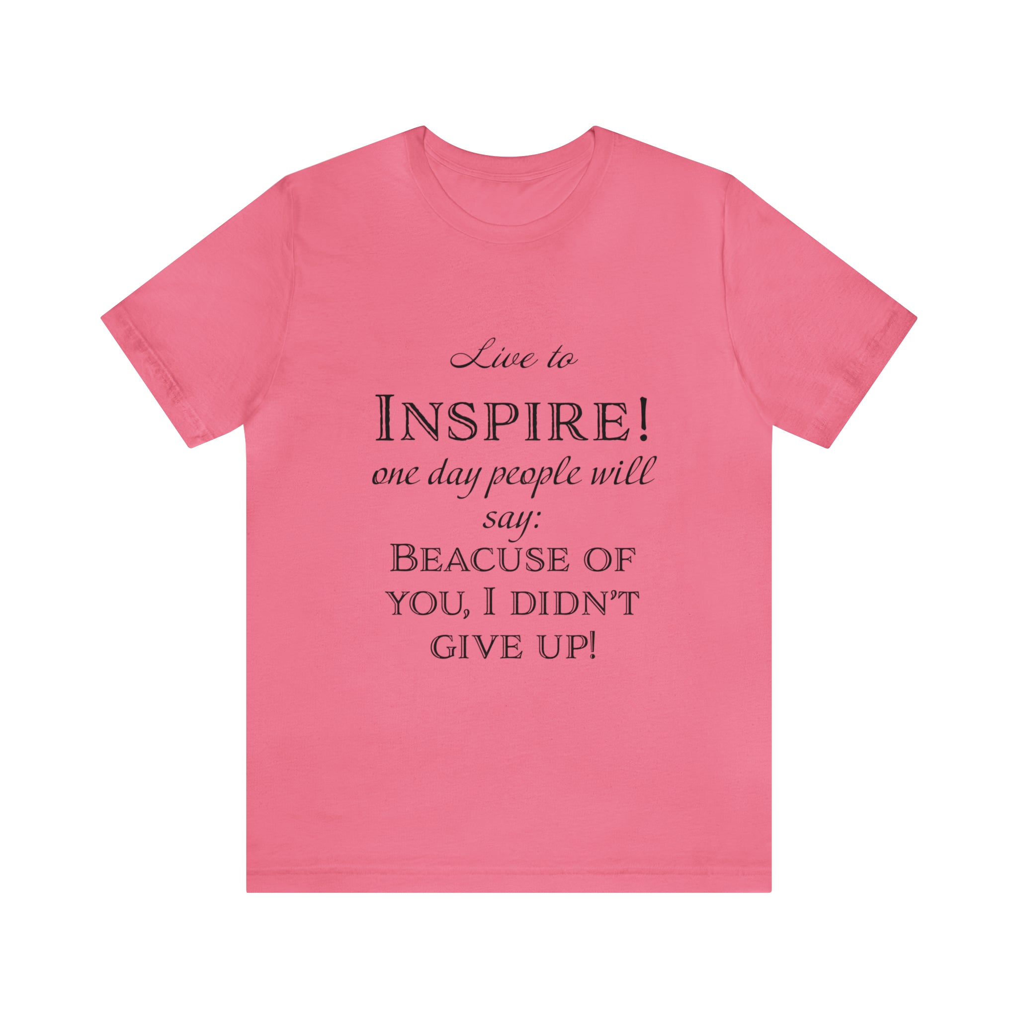 Inspire - Unisex Jersey Short Sleeve Tee