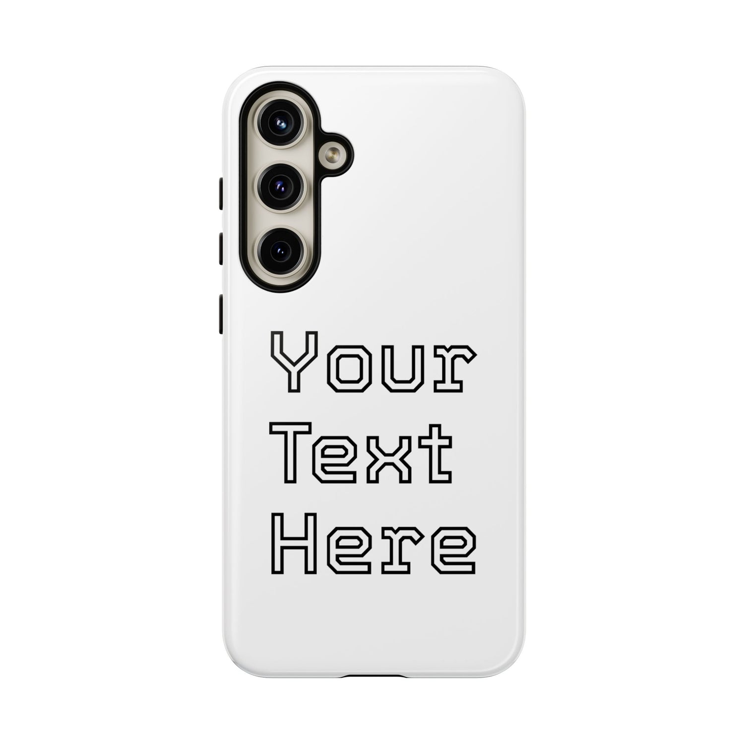 Custom Phone Case with Personalized Text, Tough Phone Cover, Unique Phone Accessory, Gift for Friends, Durable Mobile Case