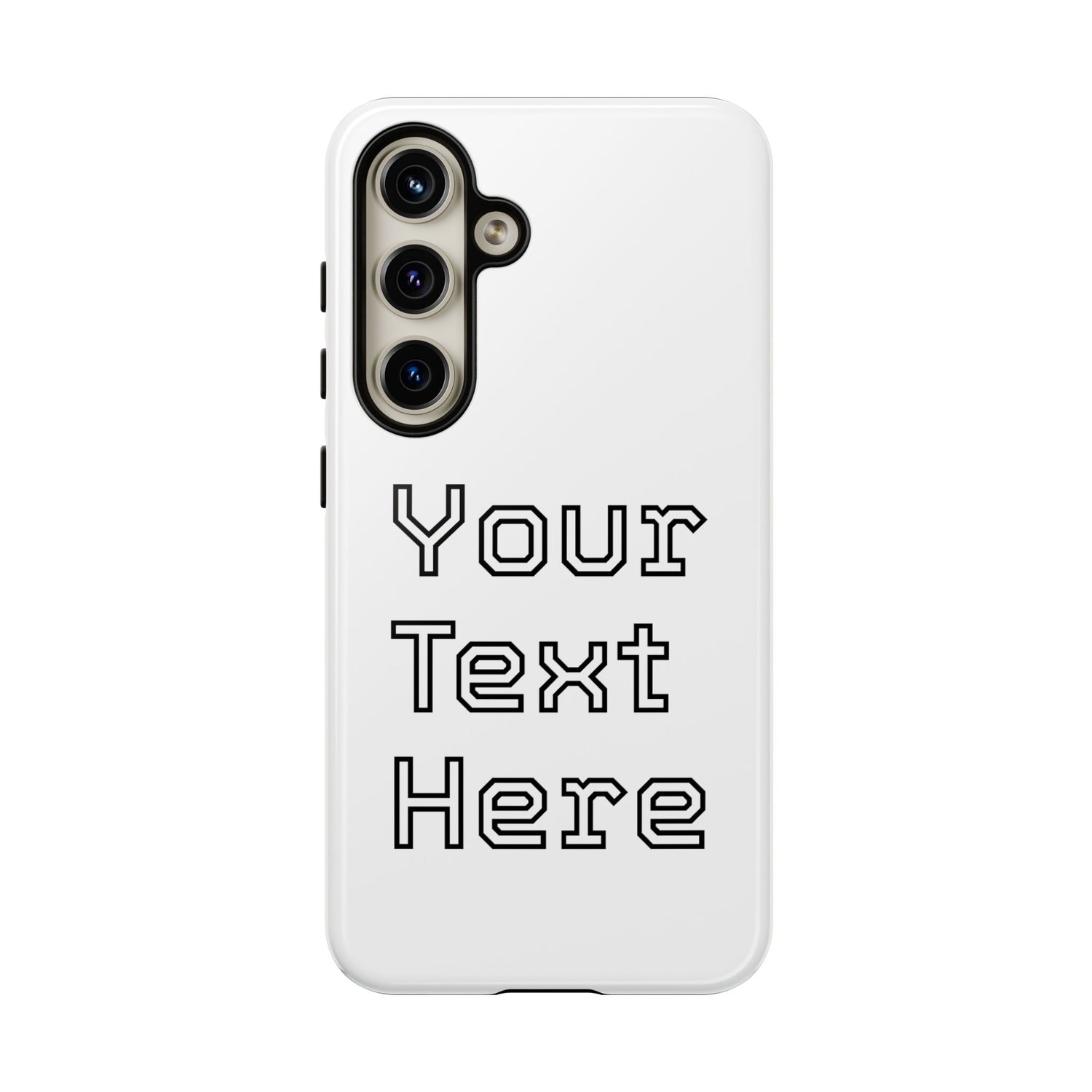 Custom Phone Case with Personalized Text, Tough Phone Cover, Unique Phone Accessory, Gift for Friends, Durable Mobile Case