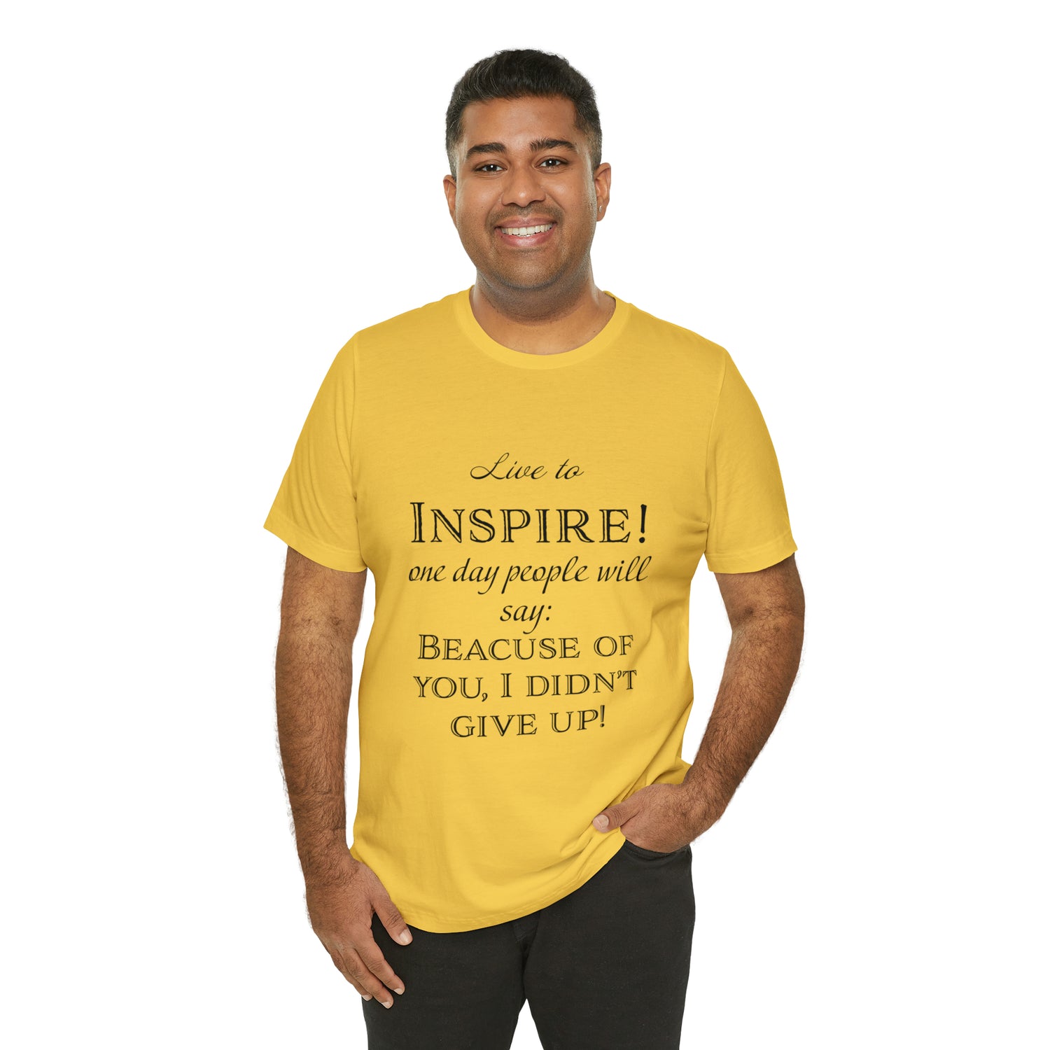 Inspire - Unisex Jersey Short Sleeve Tee