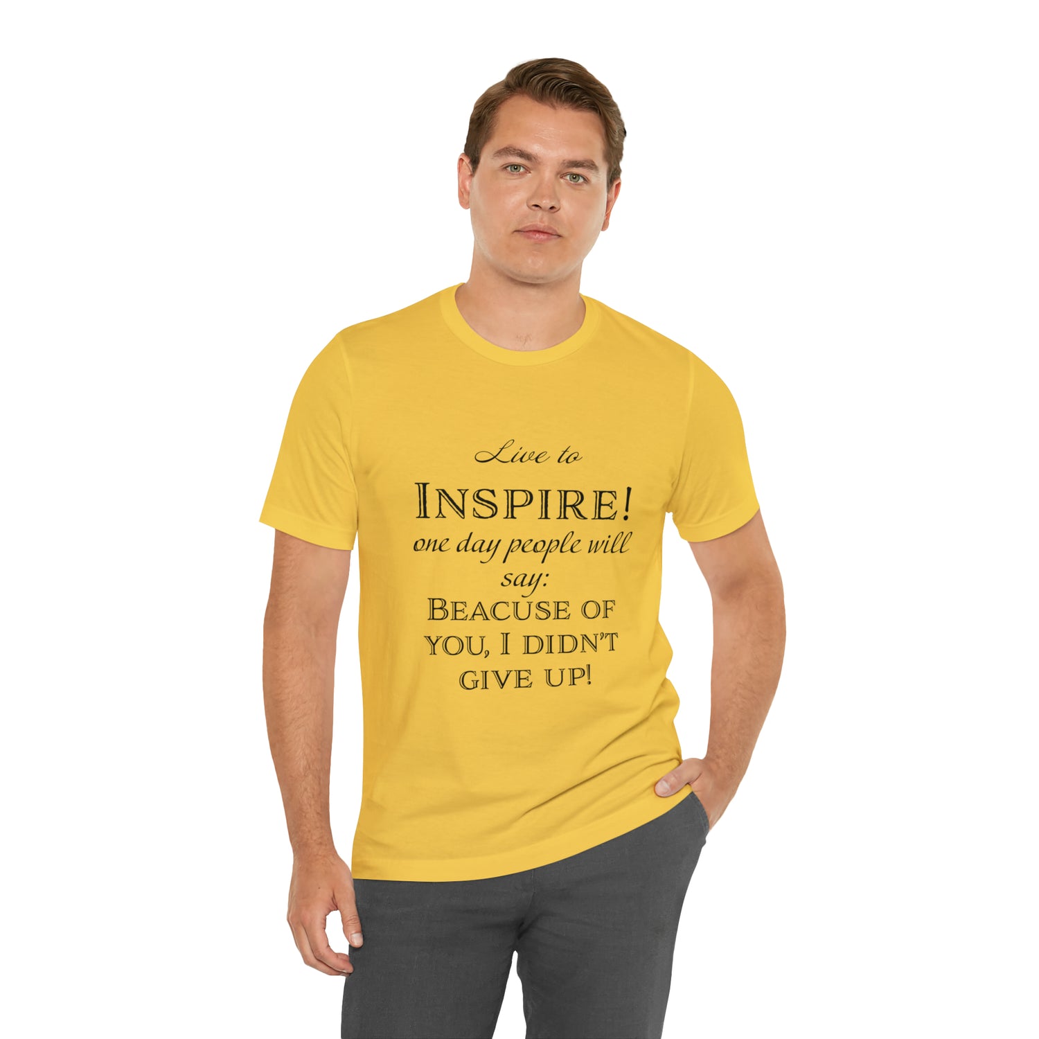 Inspire - Unisex Jersey Short Sleeve Tee