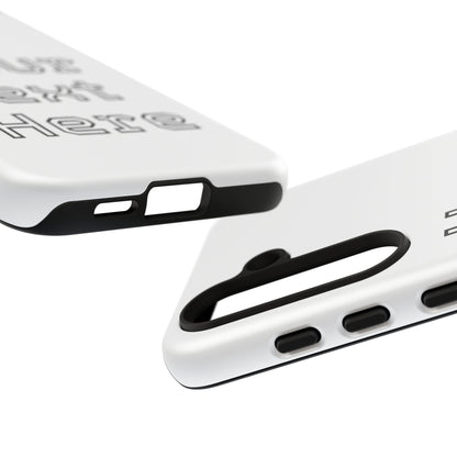 Custom Phone Case with Personalized Text, Tough Phone Cover, Unique Phone Accessory, Gift for Friends, Durable Mobile Case