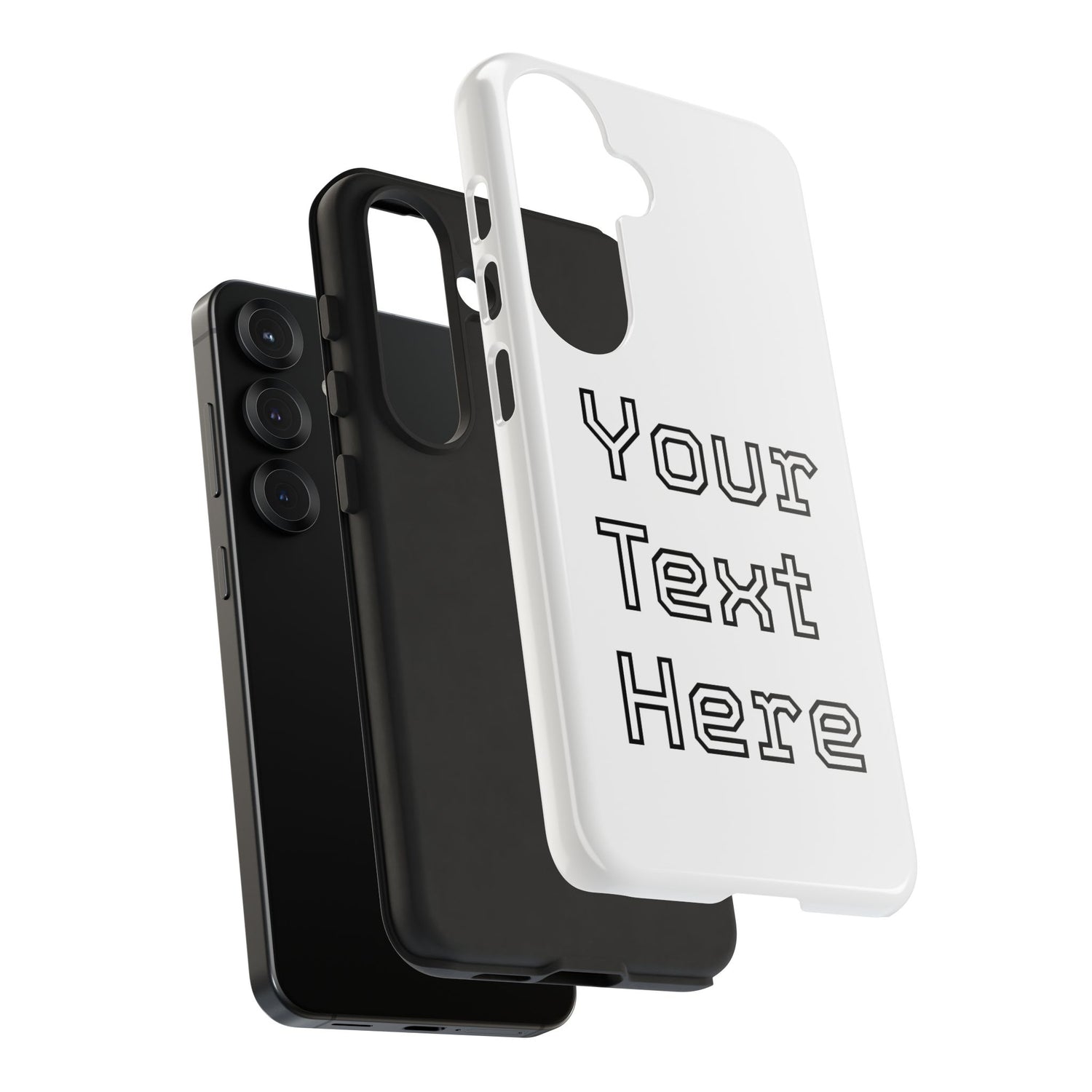 Custom Phone Case with Personalized Text, Tough Phone Cover, Unique Phone Accessory, Gift for Friends, Durable Mobile Case