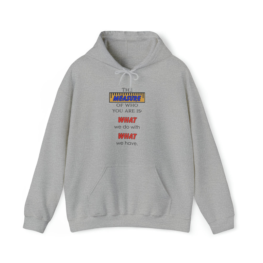 Measure - Unisex Heavy Blend™ Hooded Sweatshirt