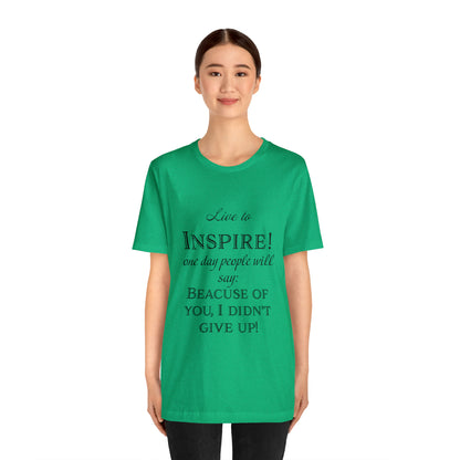 Inspire - Unisex Jersey Short Sleeve Tee