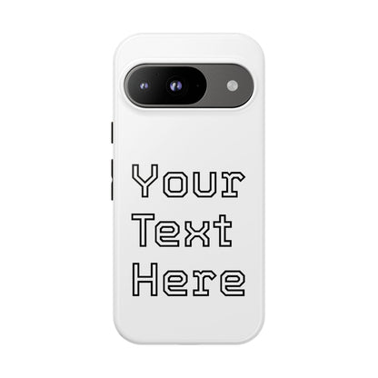 Custom Phone Case with Personalized Text, Tough Phone Cover, Unique Phone Accessory, Gift for Friends, Durable Mobile Case