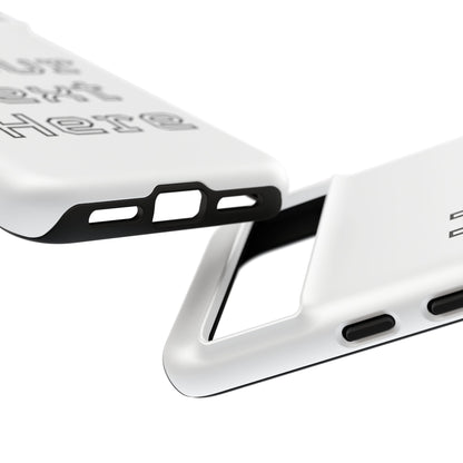 Custom Phone Case with Personalized Text, Tough Phone Cover, Unique Phone Accessory, Gift for Friends, Durable Mobile Case