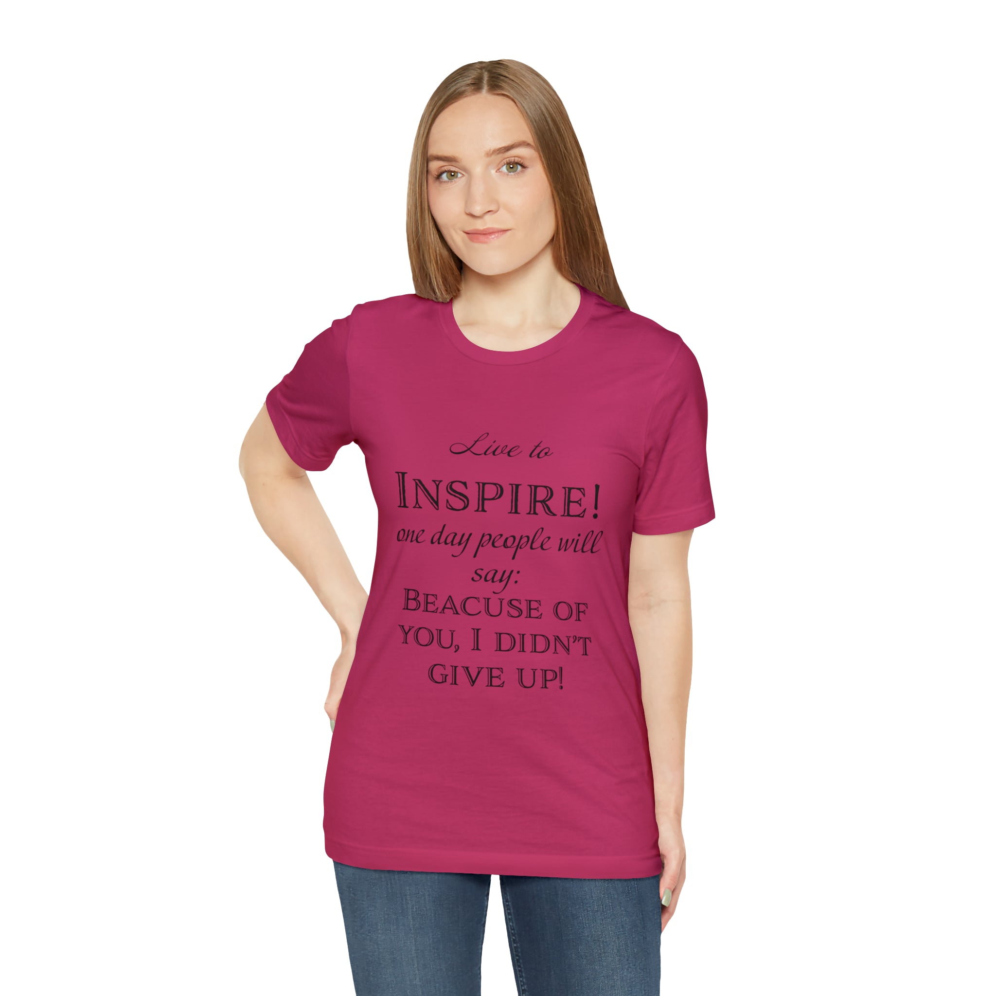 Inspire - Unisex Jersey Short Sleeve Tee