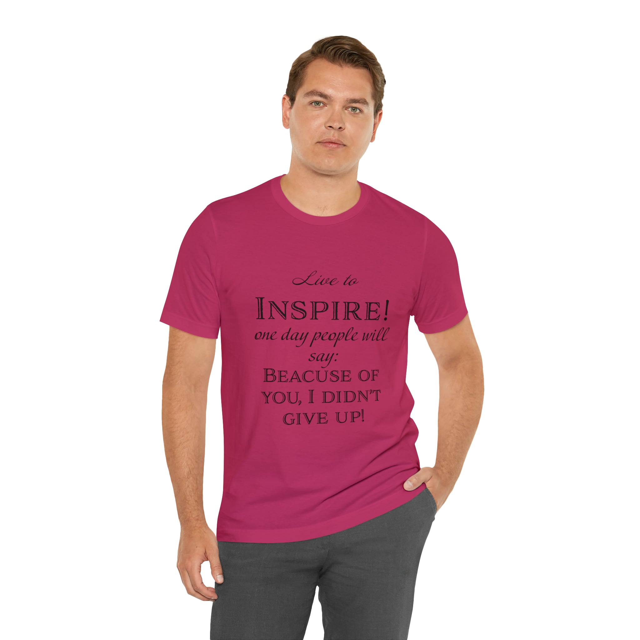 Inspire - Unisex Jersey Short Sleeve Tee