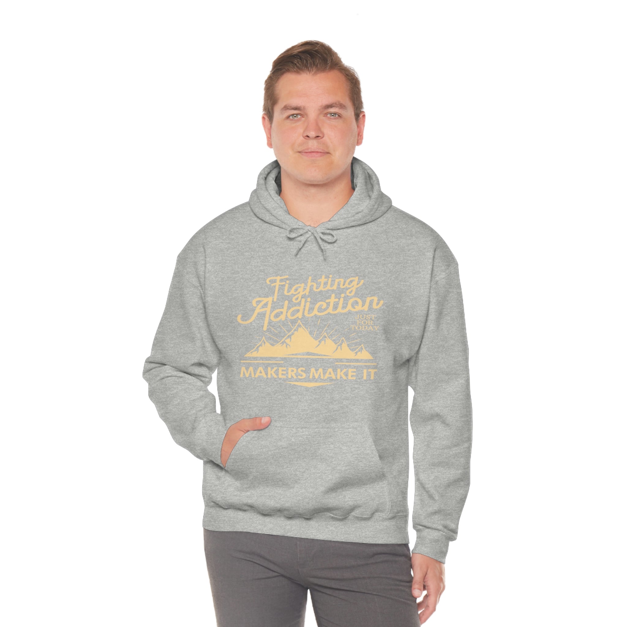 Fighting Addiction - Unisex Heavy Blend™ Hooded Sweatshirt