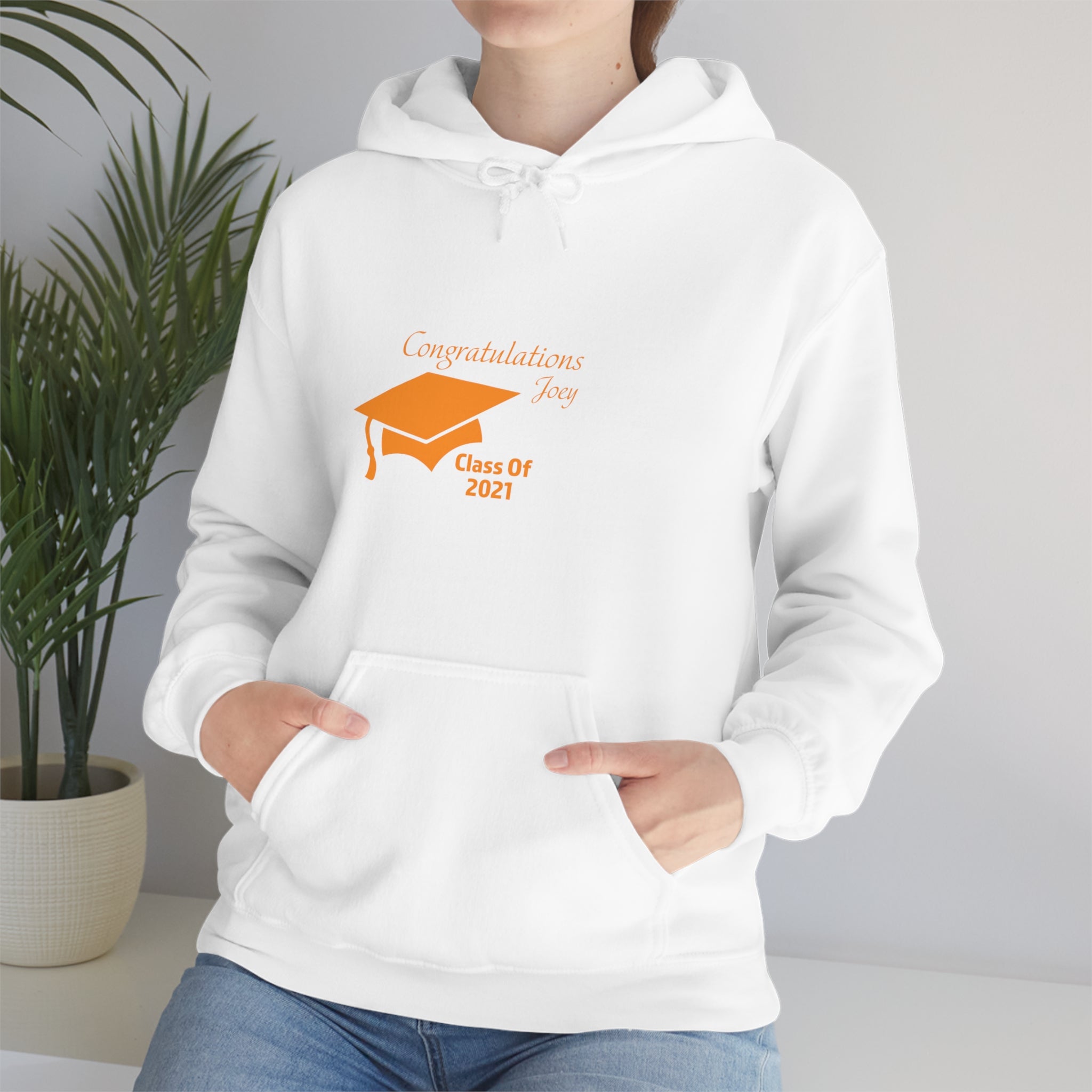 Congratulations With Year &amp; Name Customizable - Unisex Heavy Blend™ Hooded Sweatshirt