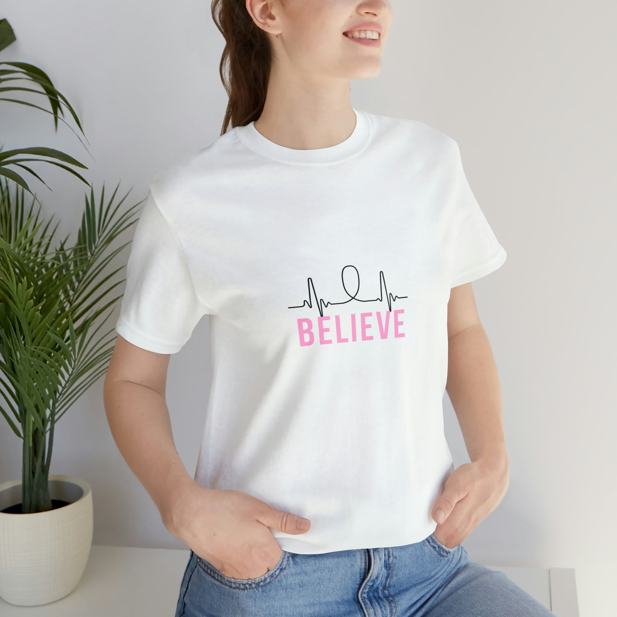 Believe - Unisex Jersey Short Sleeve Tee