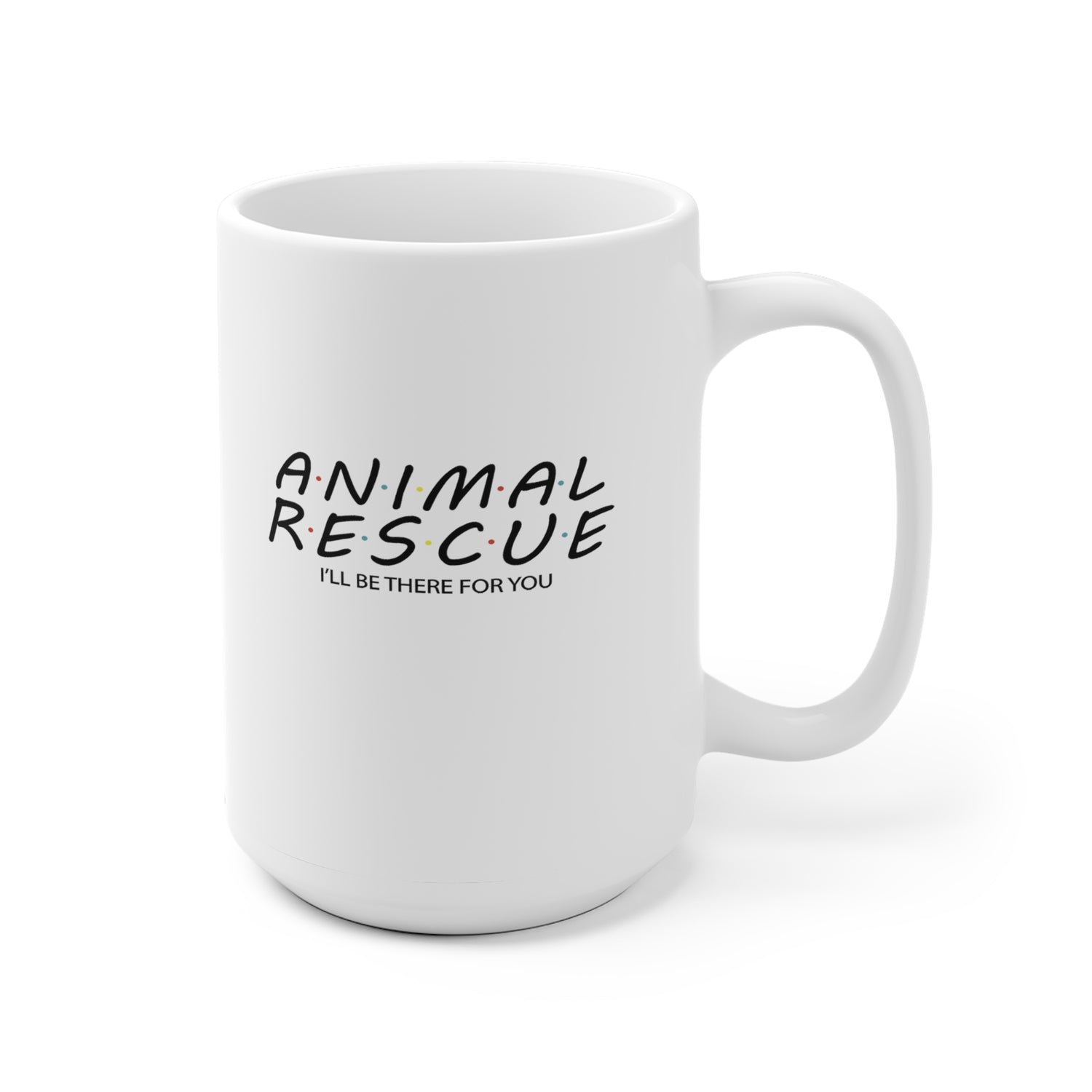 Animal Rescue - White Ceramic Mug 2 sizes Available