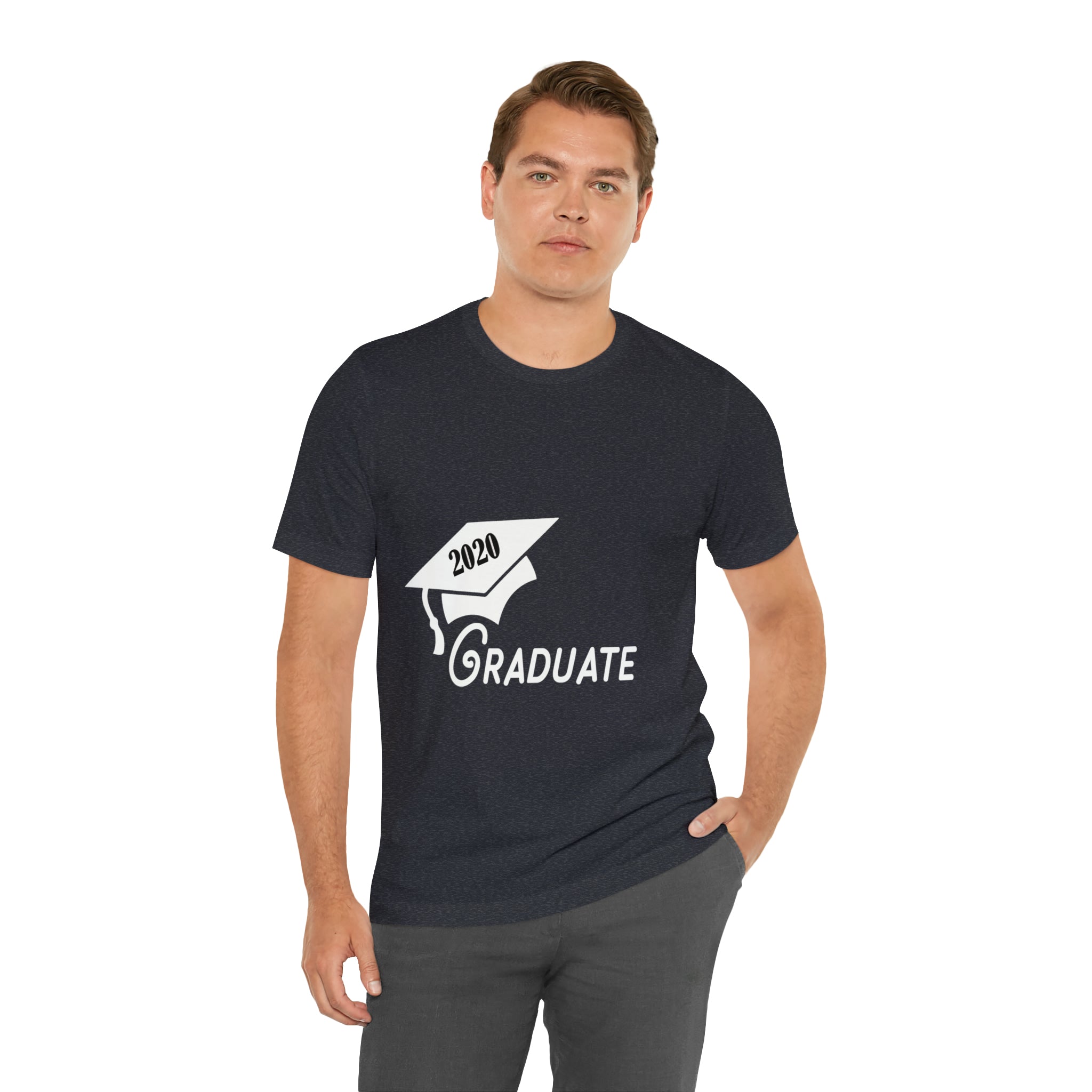 Graduate! Class Year Customizable- Unisex Jersey Short Sleeve Tee