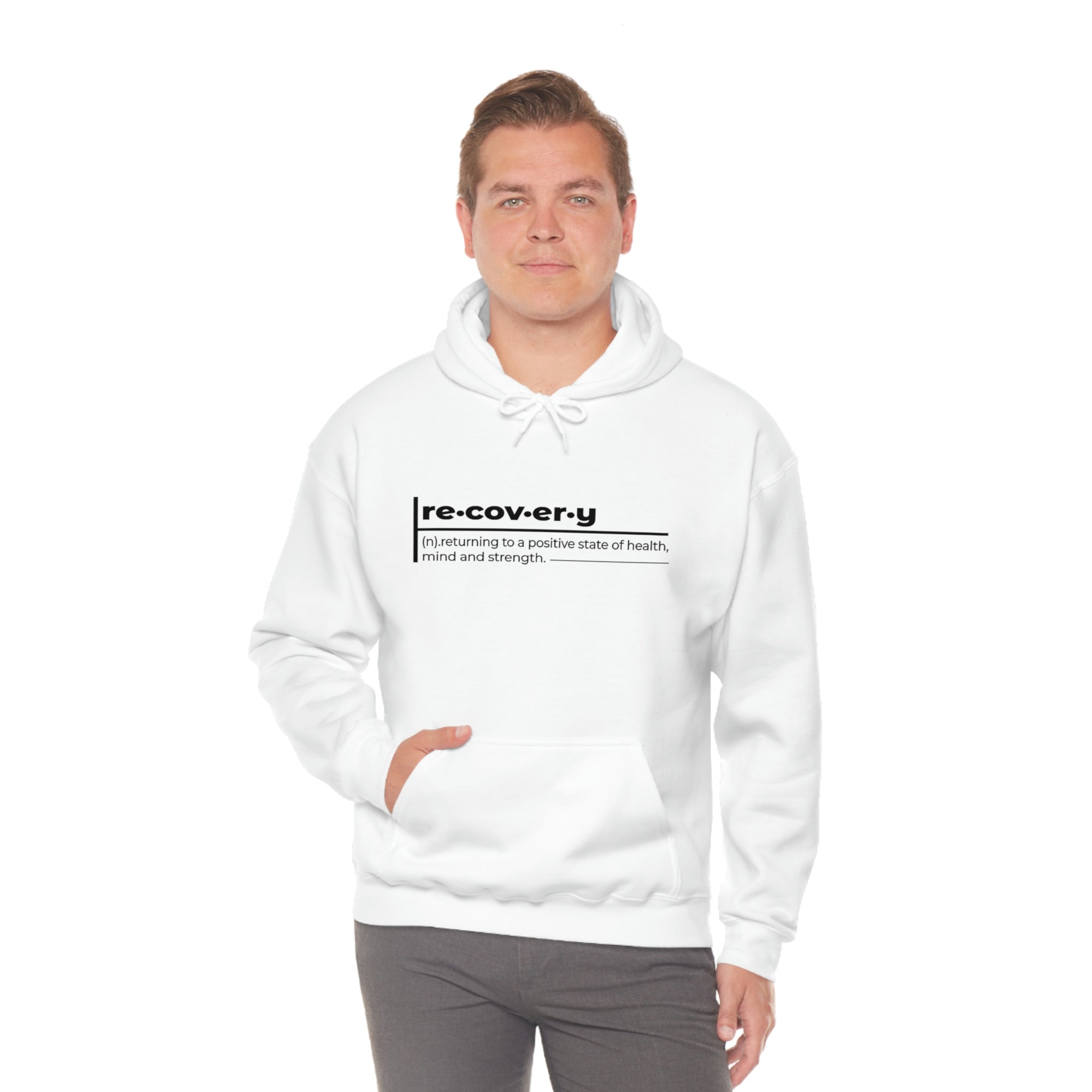 Recovery Definition - Unisex Heavy Blend™ Hooded Sweatshirt