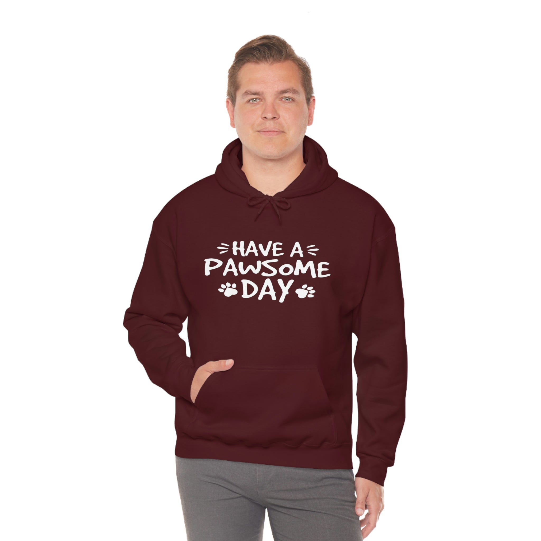 Have A Pawsome Day - Unisex Heavy Blend™ Hooded Sweatshirt