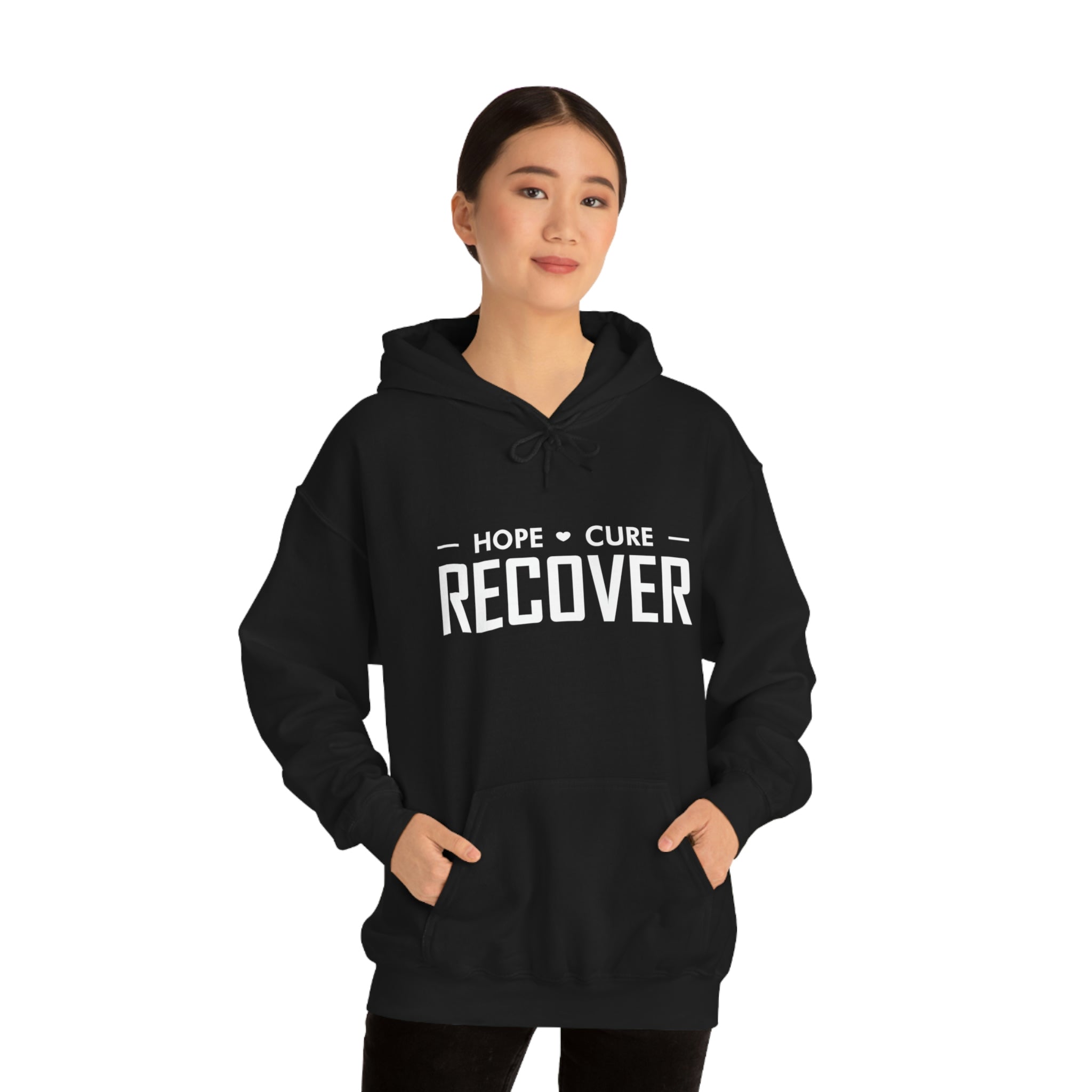 Hope Cure Recover - Unisex Heavy Blend™ Hooded Sweatshirt