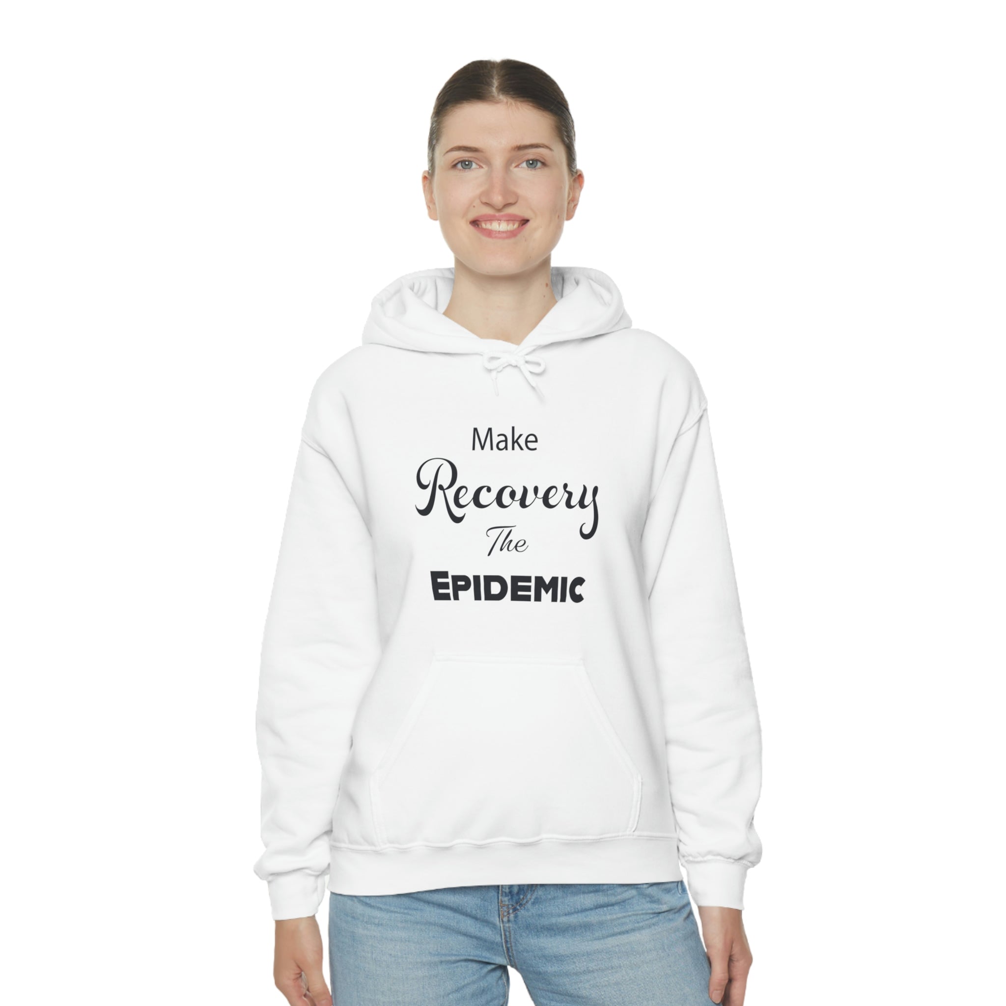 Make Recovery The Epidemic - Unisex Heavy Blend™ Hooded Sweatshirt