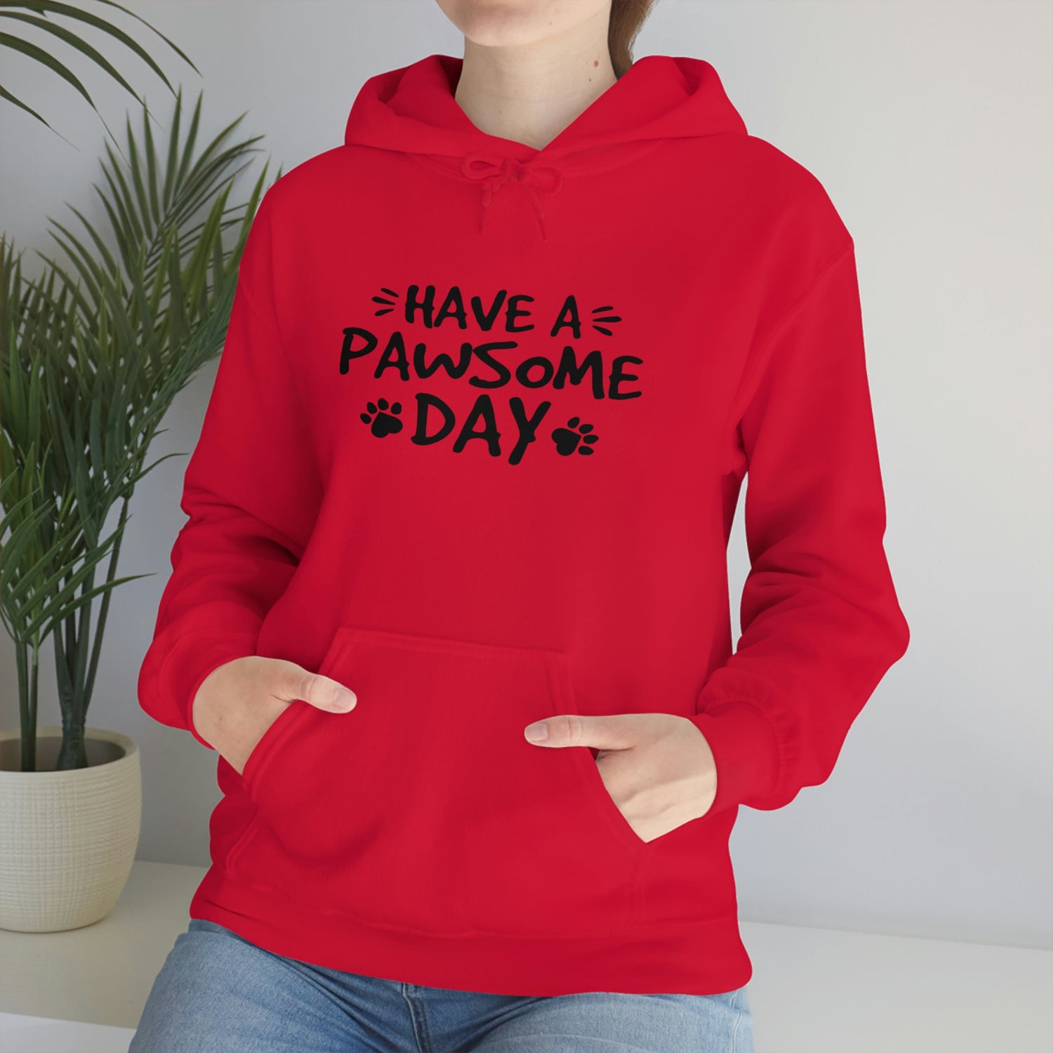 Have A Pawsome Day - Unisex Heavy Blend™ Hooded Sweatshirt