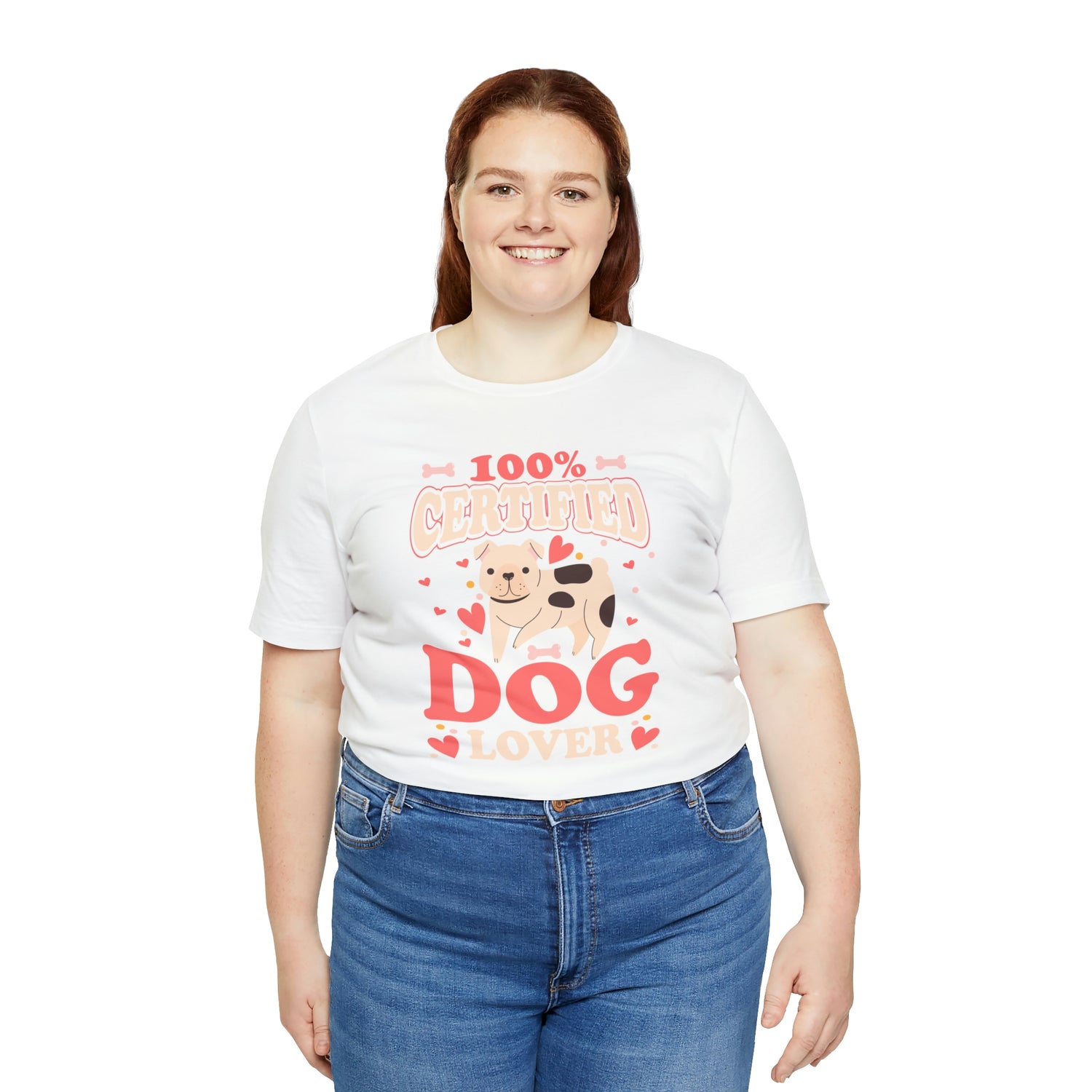 100% Certified Dog Lover - Unisex Jersey Short Sleeve Tee