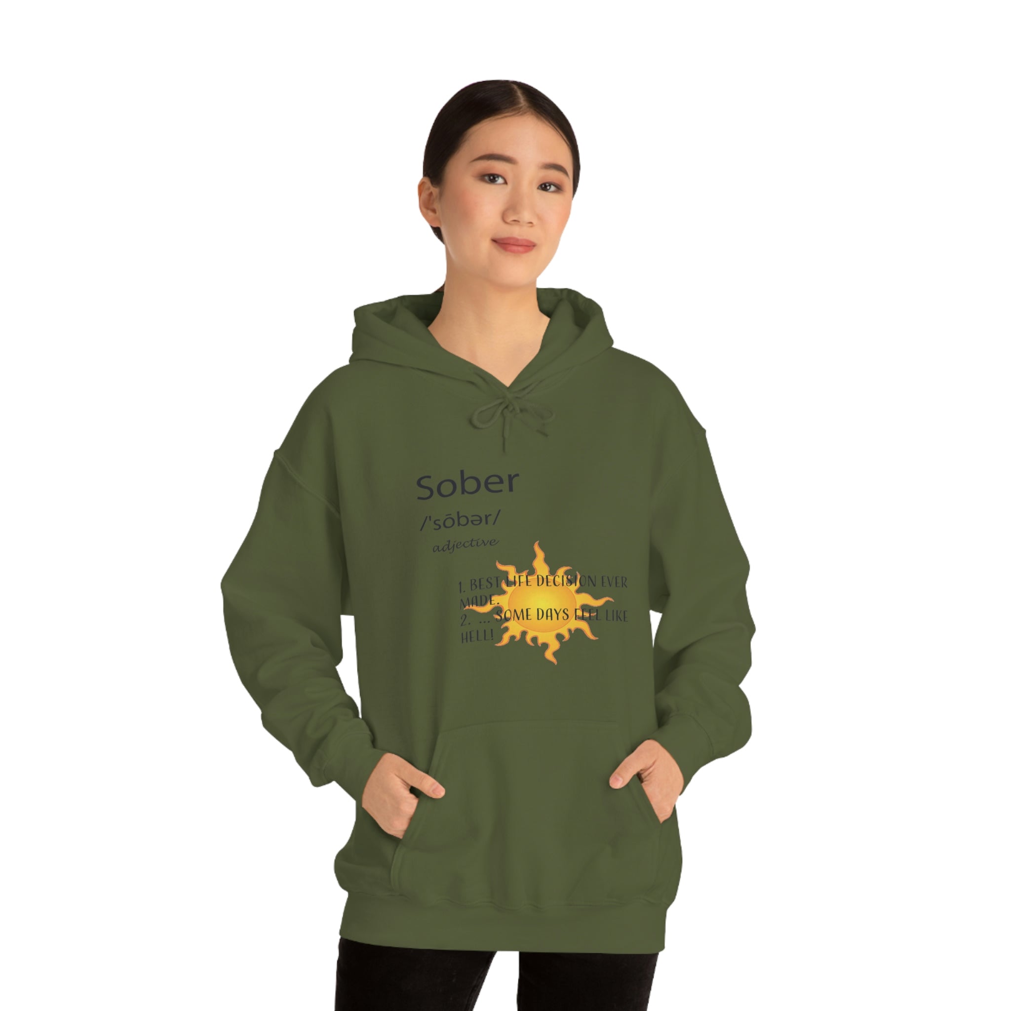 Sober - Unisex Heavy Blend™ Hooded Sweatshirt