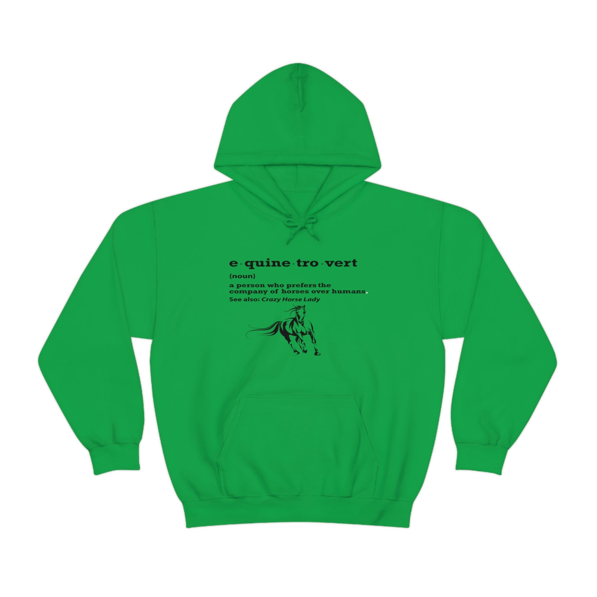 Equinetrovert Definition - Unisex Heavy Blend™ Hooded Sweatshirt