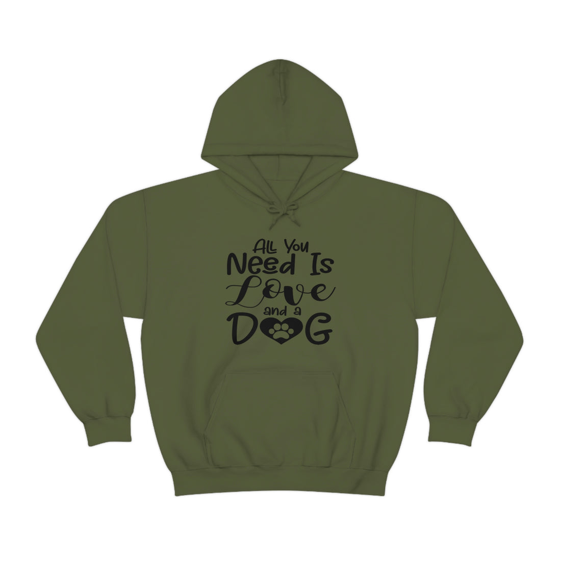 All You Need Is Love & A Dog - Unisex Heavy Blend™ Hooded Sweatshirt