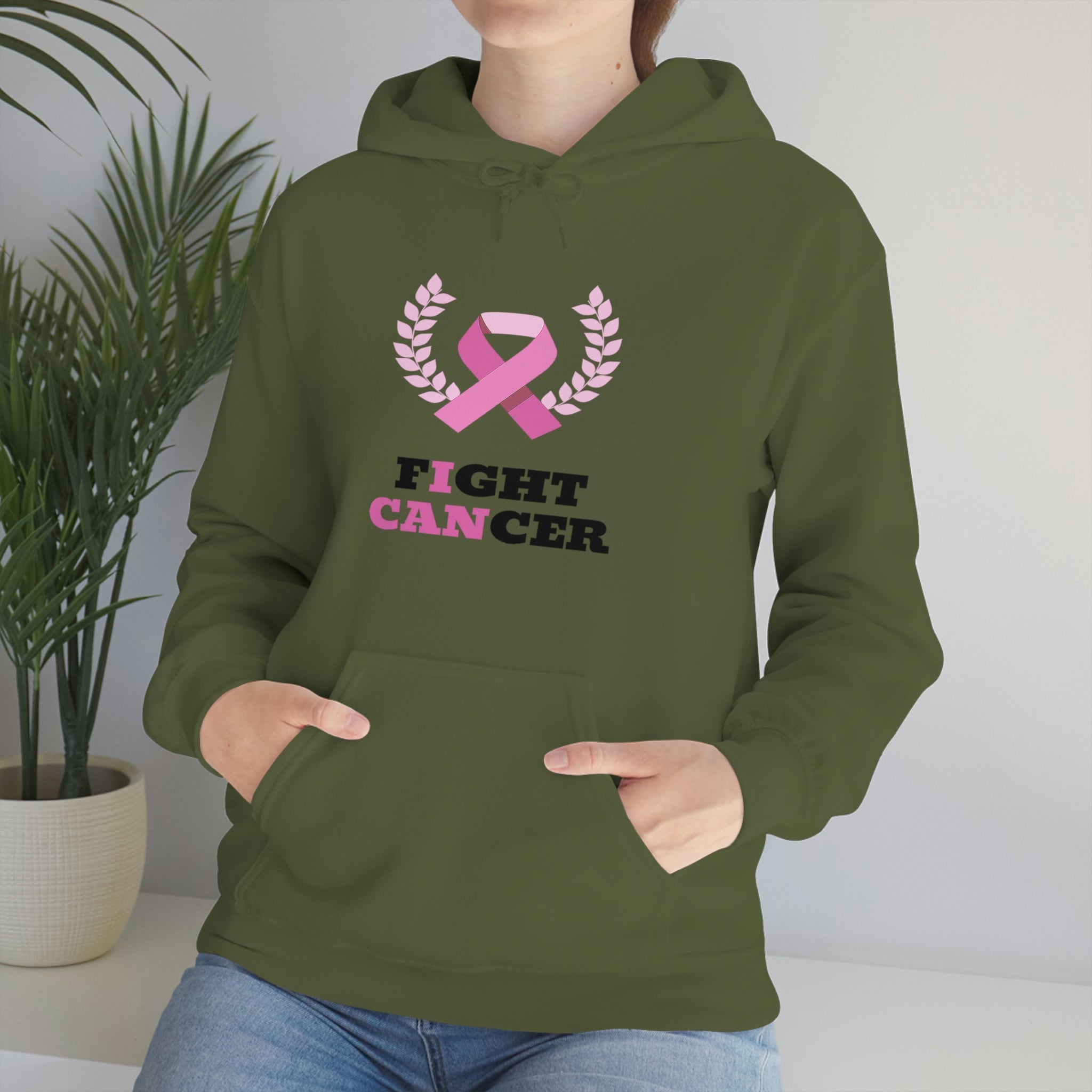 Fight Cancer I Can - Unisex Heavy Blend™ Hooded Sweatshirt